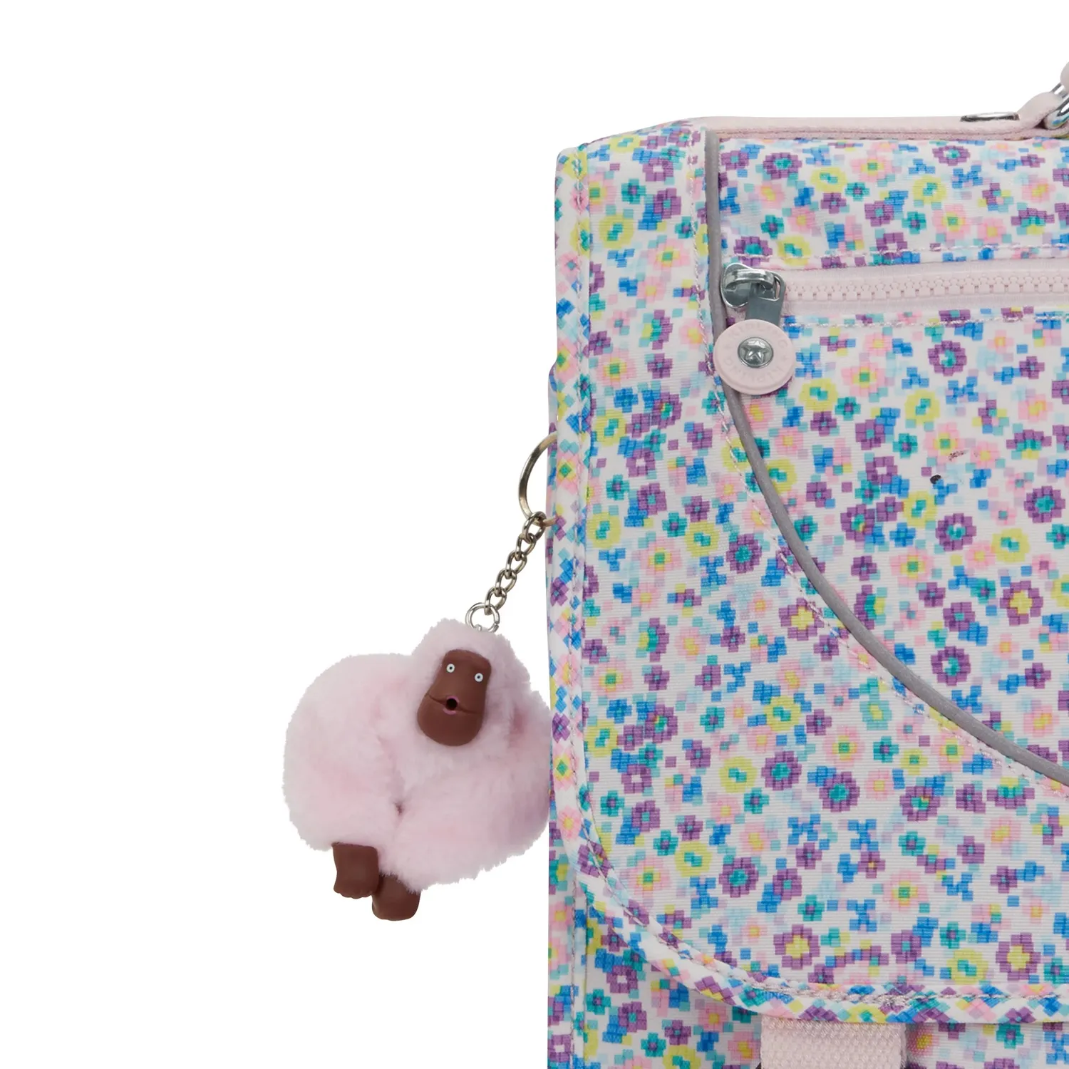 Kipling Preppy schoolrugzak Medium Digi Flower Print bloemen