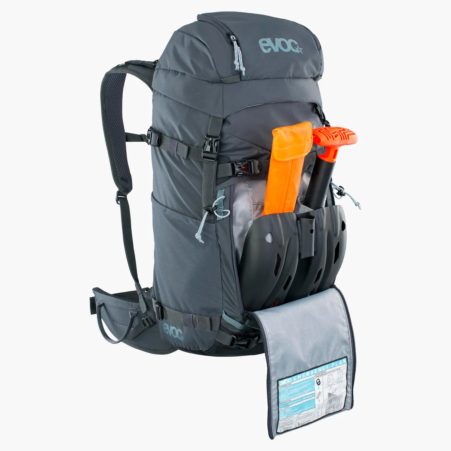 Evoc Patrol 40 tour rugzak carbon grey 40L