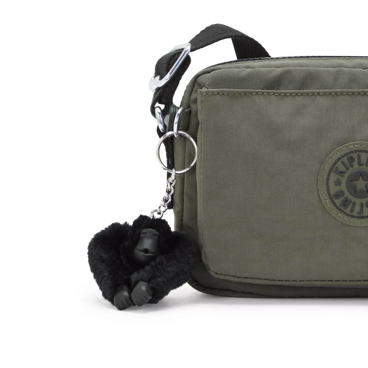 Kipling Abanu crossbody tas klein Green Moss groen