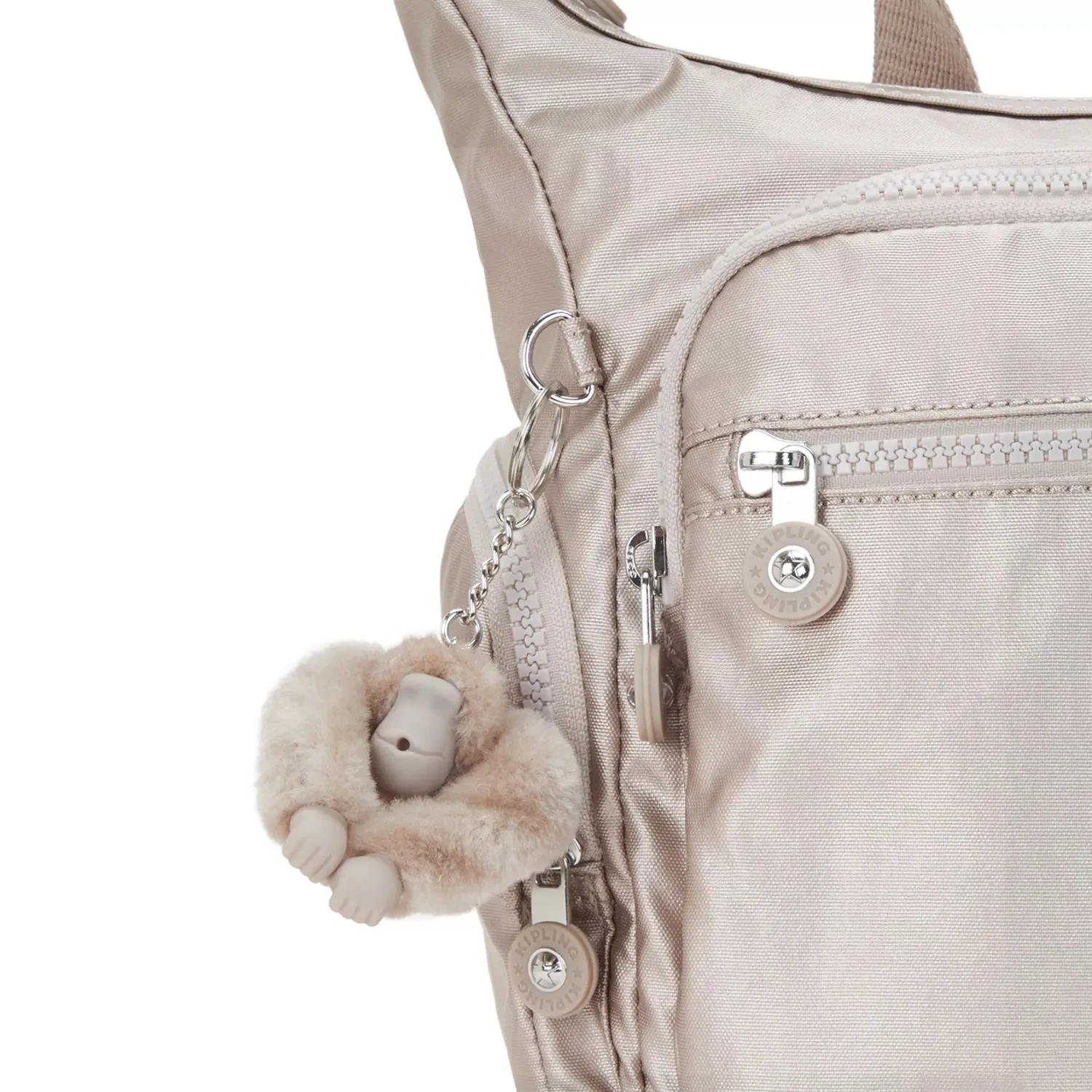 Kipling Gabbie crossbody tas Metallic Glow medium lichtgewicht