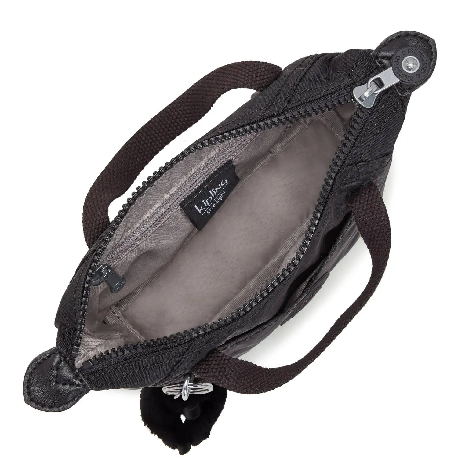 Kipling Art Compact crossbody tas black noir klein waterafstotend