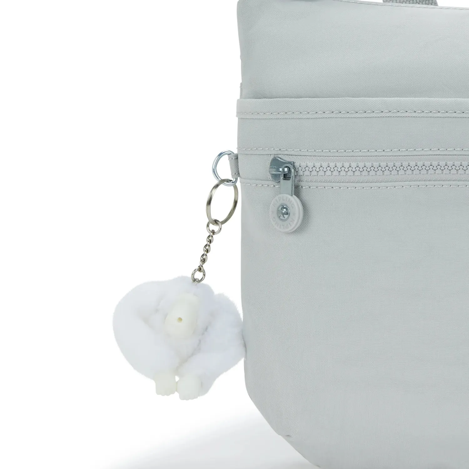Kipling Arto schoudertas Medium Easy Grey waterafstotend