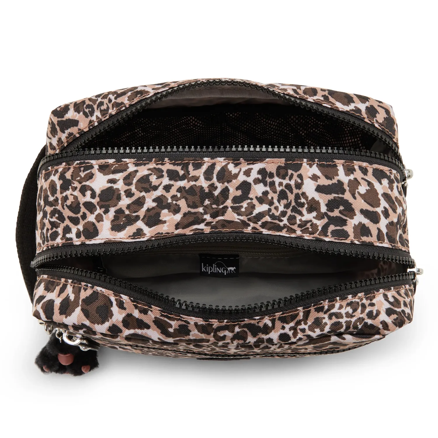 Kipling Amalfi buideltas Rustic Cheetah groot luipaard