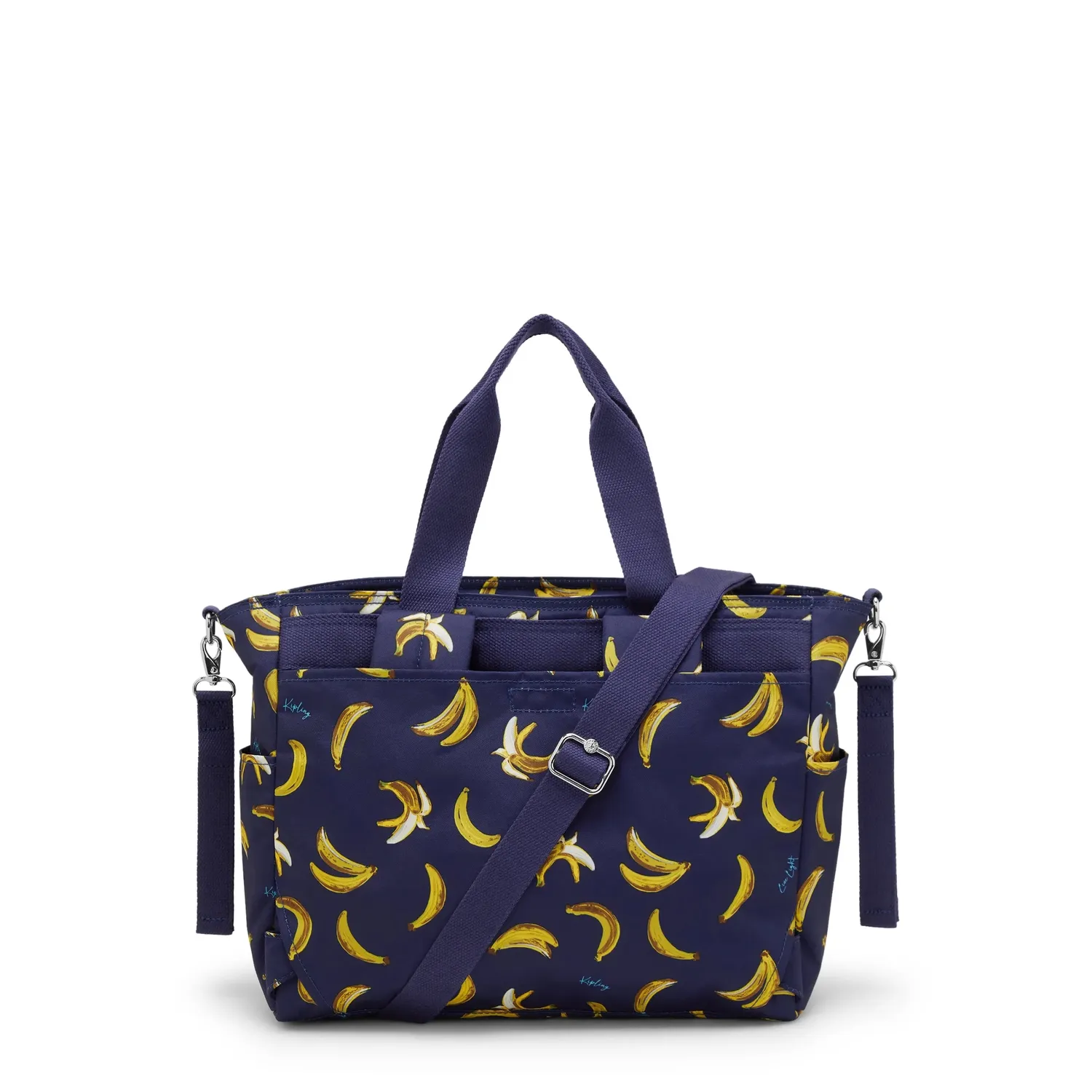 Kipling Babygear babytas Medium Baby Banana Print met matje