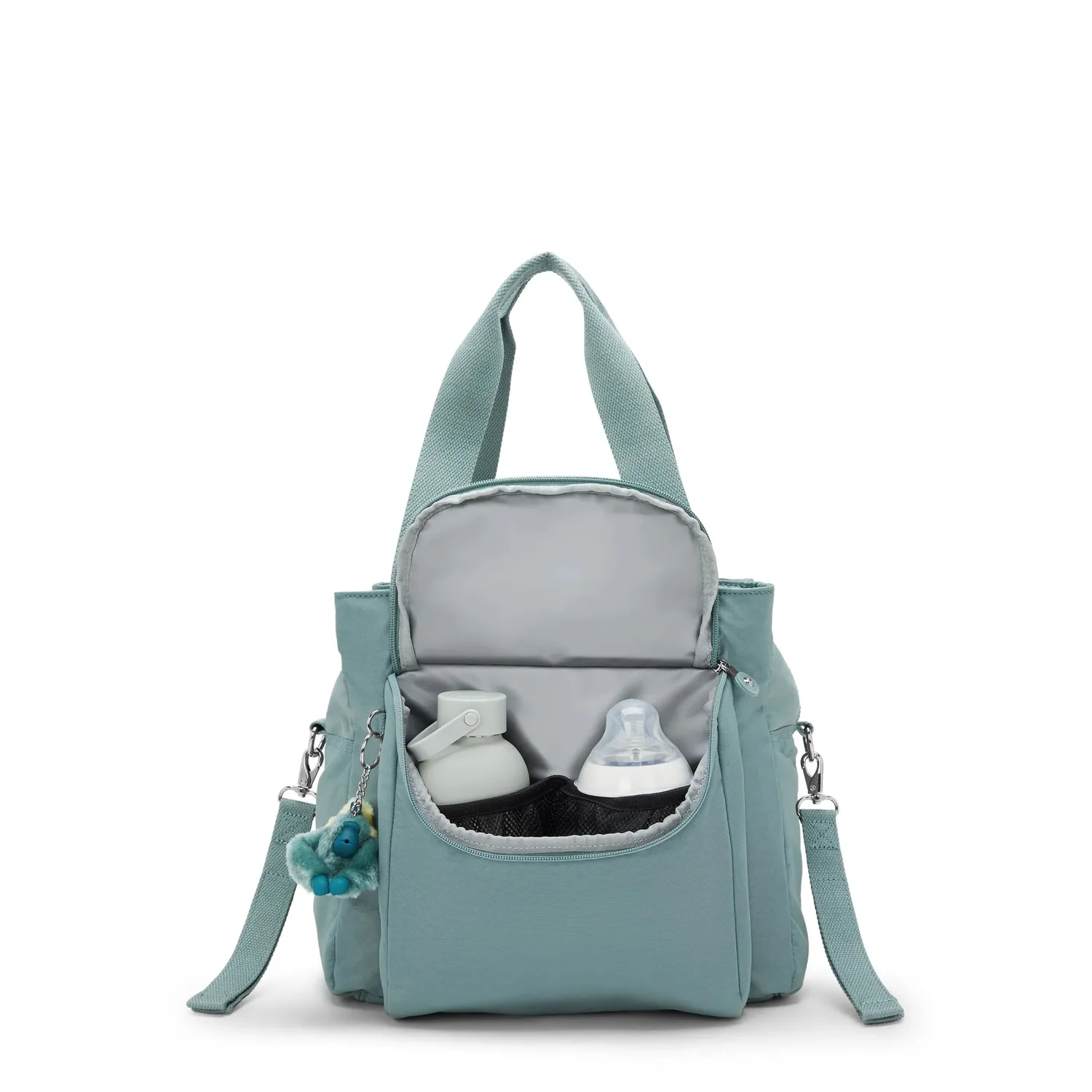 Kipling Nappisac babytas tiny green air medium flessenhouders