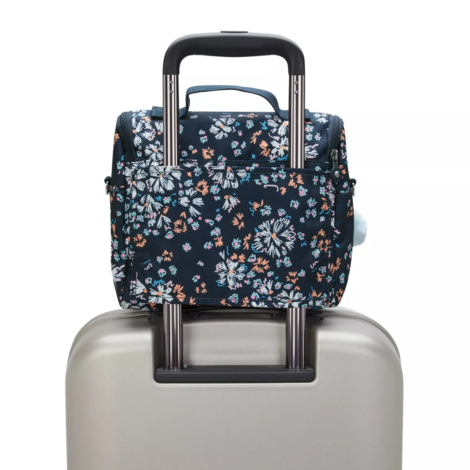 Kipling New Kichirou lunchtas Flower Field groot trolleybevestiging