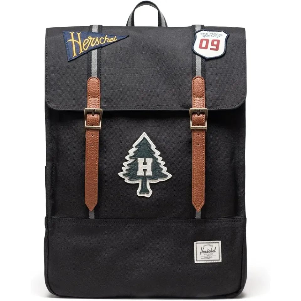 Herschel Survey rugzak 24L Patches Black standaard