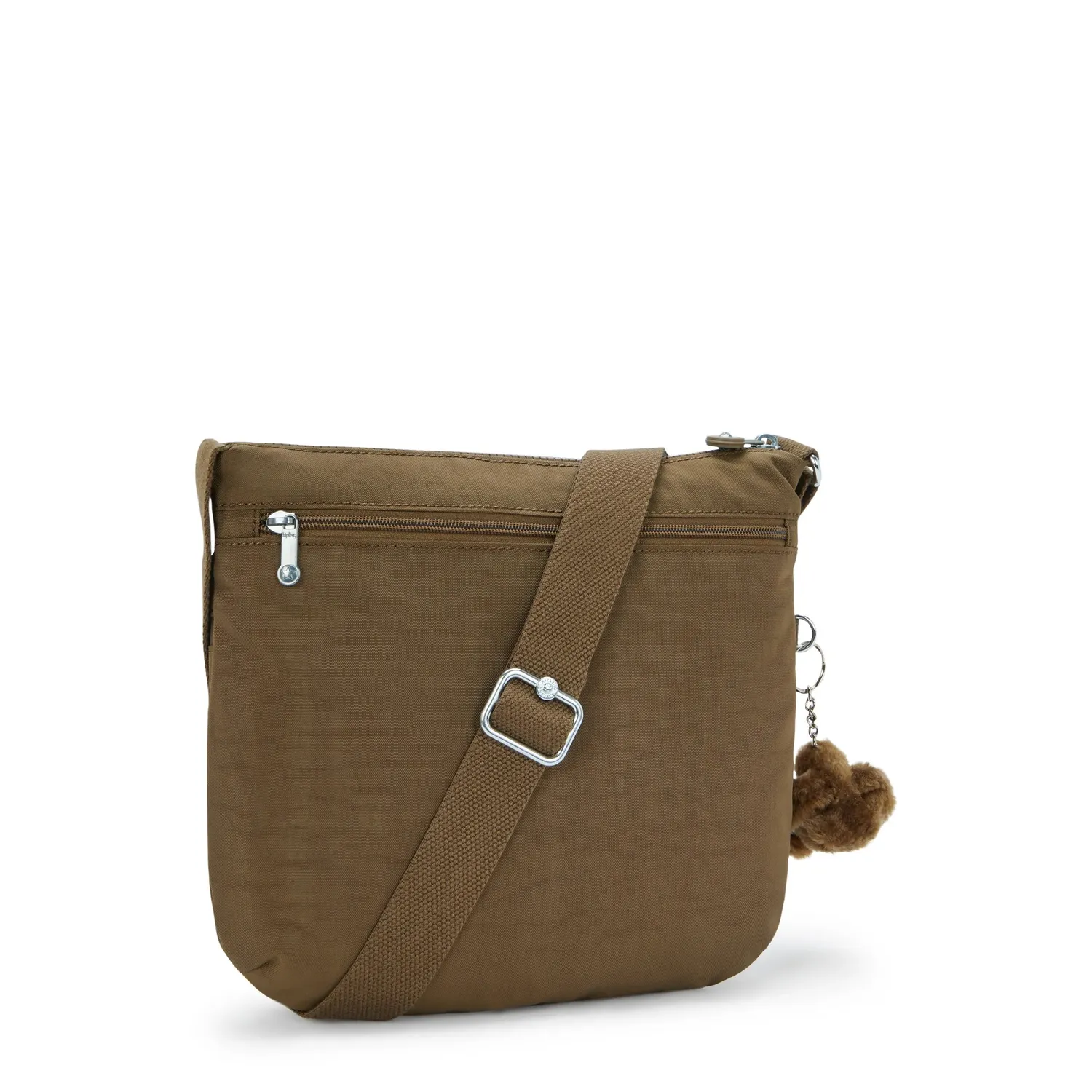 Kipling Arto schoudertas Medium Smooth Khaki waterafstotend