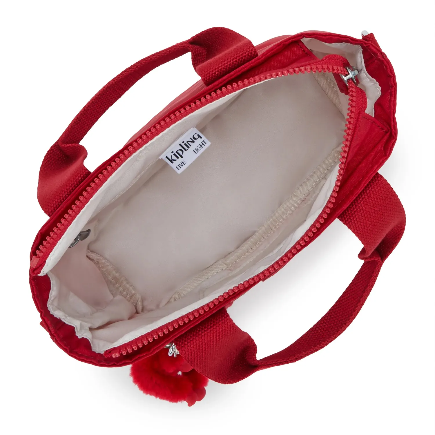 Kipling Minta schoudertas Ruby Red klein 5 liter