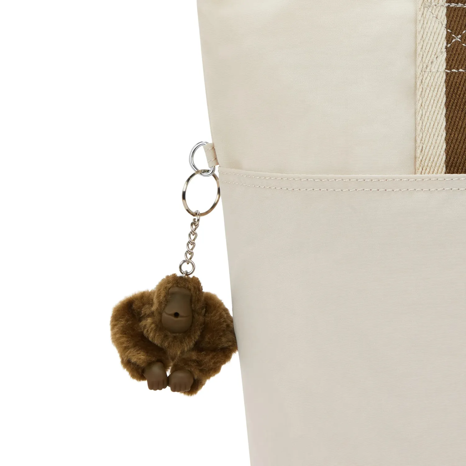 Kipling Hanifa tote groot Soft Sand waterafstotend 15 inch