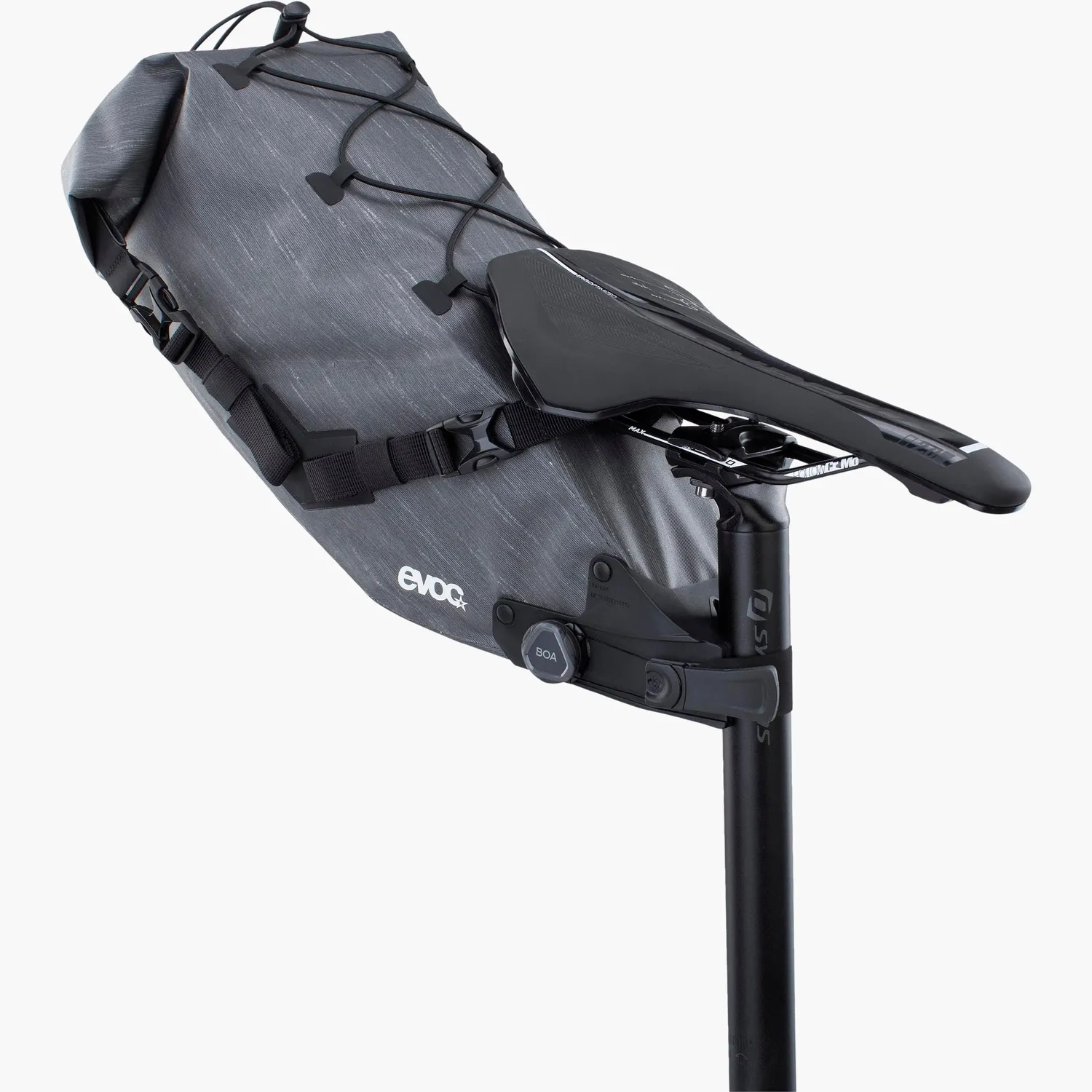 Evoc Seat Pack Boa WP 6 zadeltas carbon grey