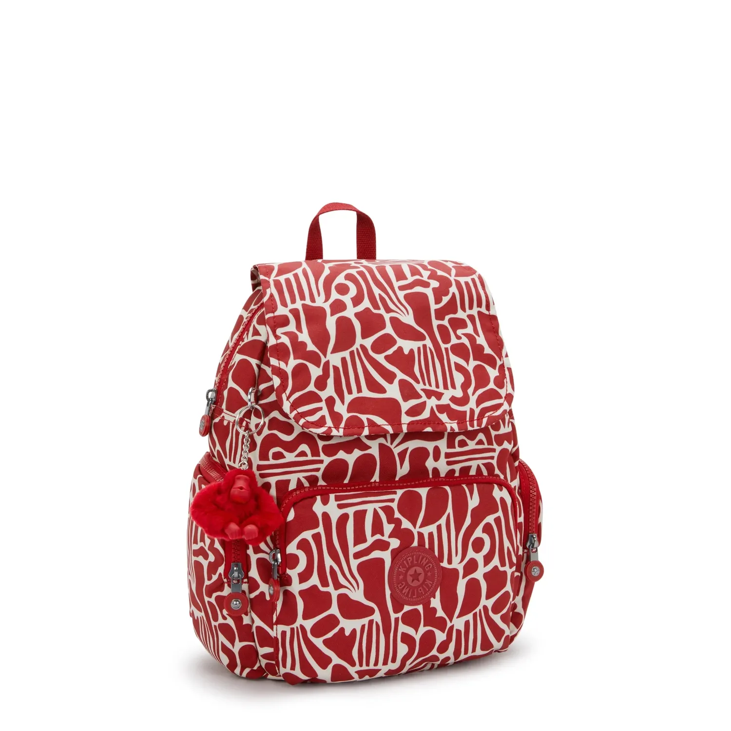Kipling City Zip S rugzak Shape Cocktail klein met ritsvakken