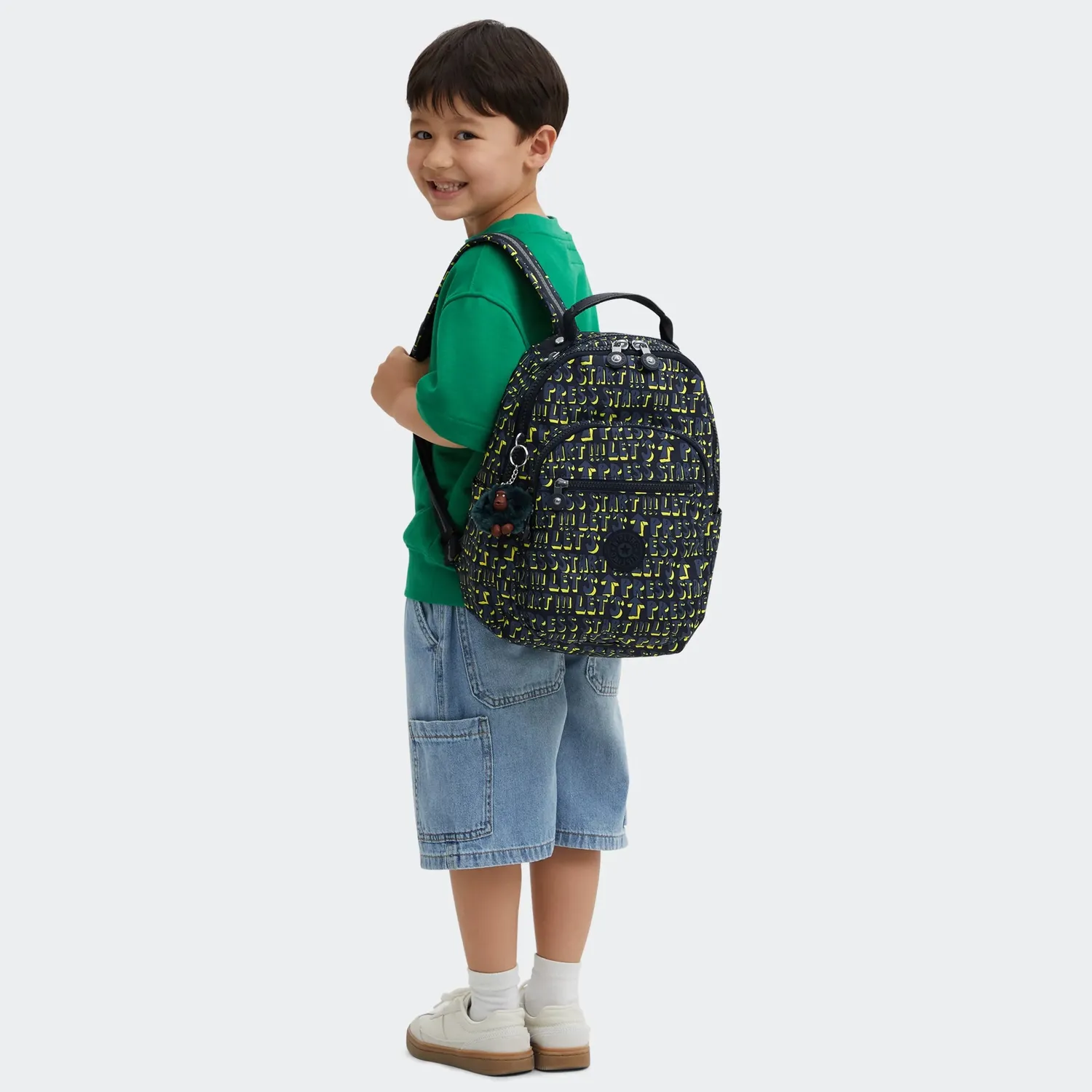 Kipling Seoul S rugzak Lets Play Print met tabletvak