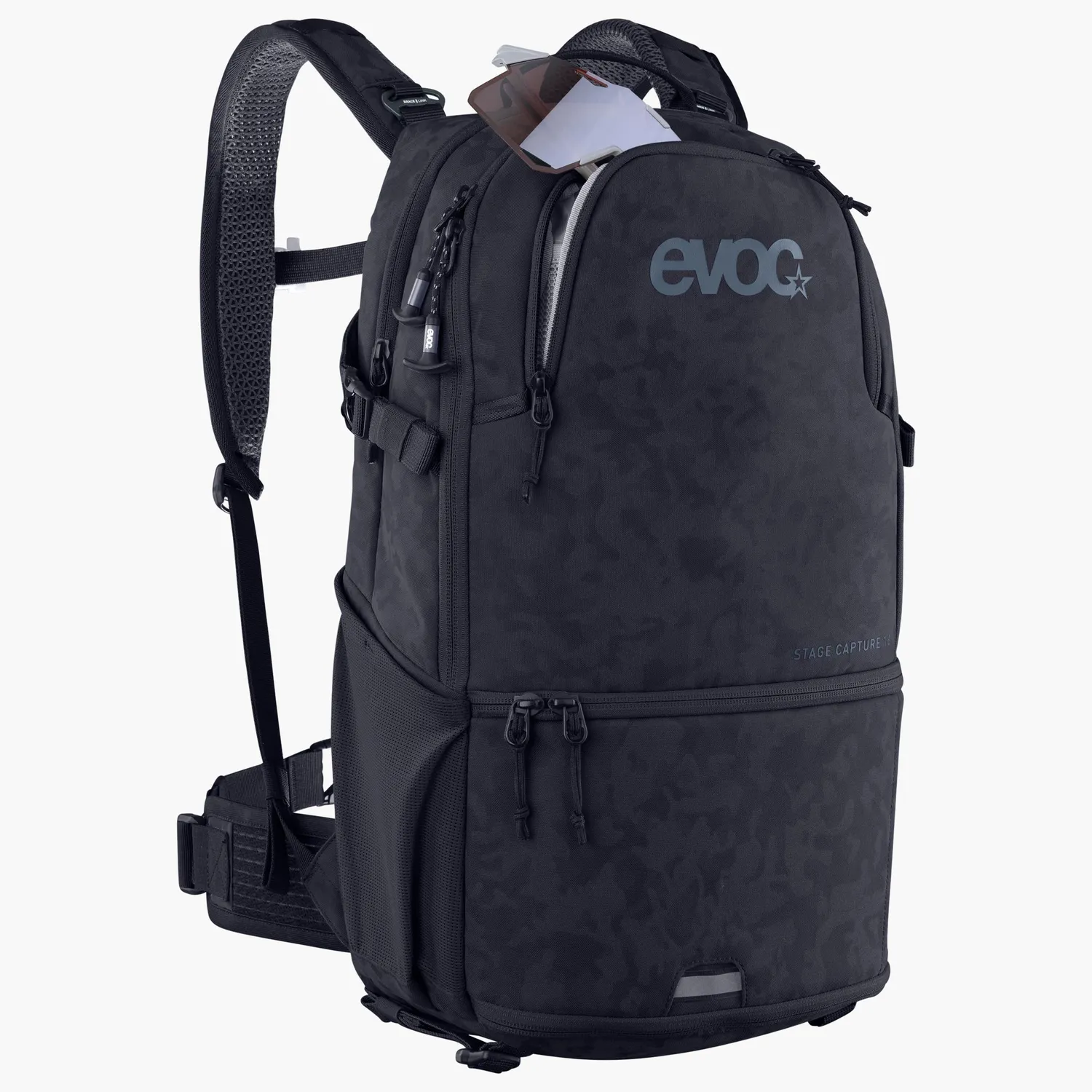 Evoc Stage Capture 16 camerarugzak zwart 16L