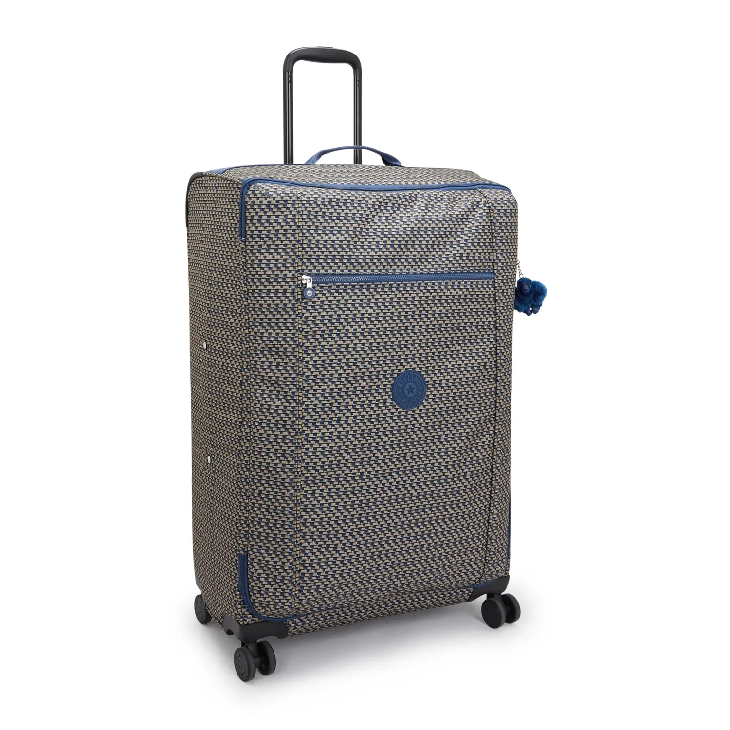 Kipling Jet L koffer Blue on Wire groot