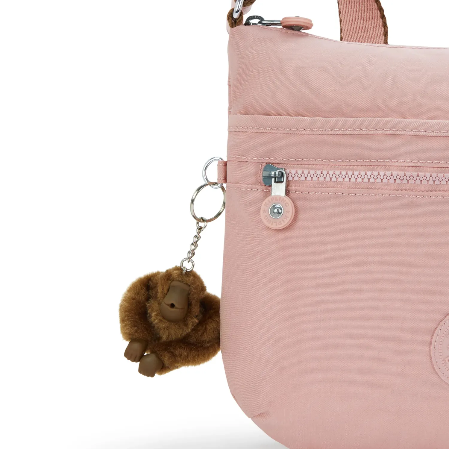 Kipling Arto schoudertas Medium Memory Pink waterafstotend