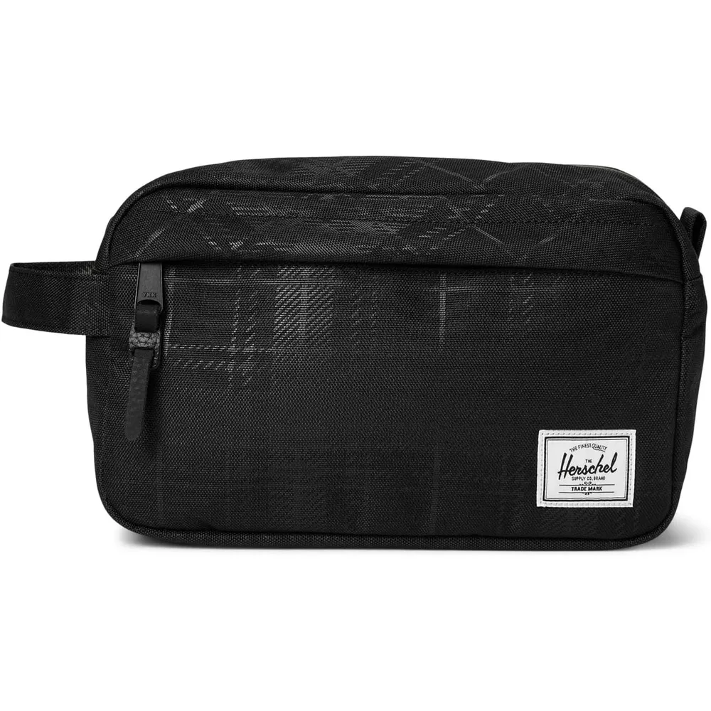 Herschel Chapter toilettas potting soil crosshatch canvas