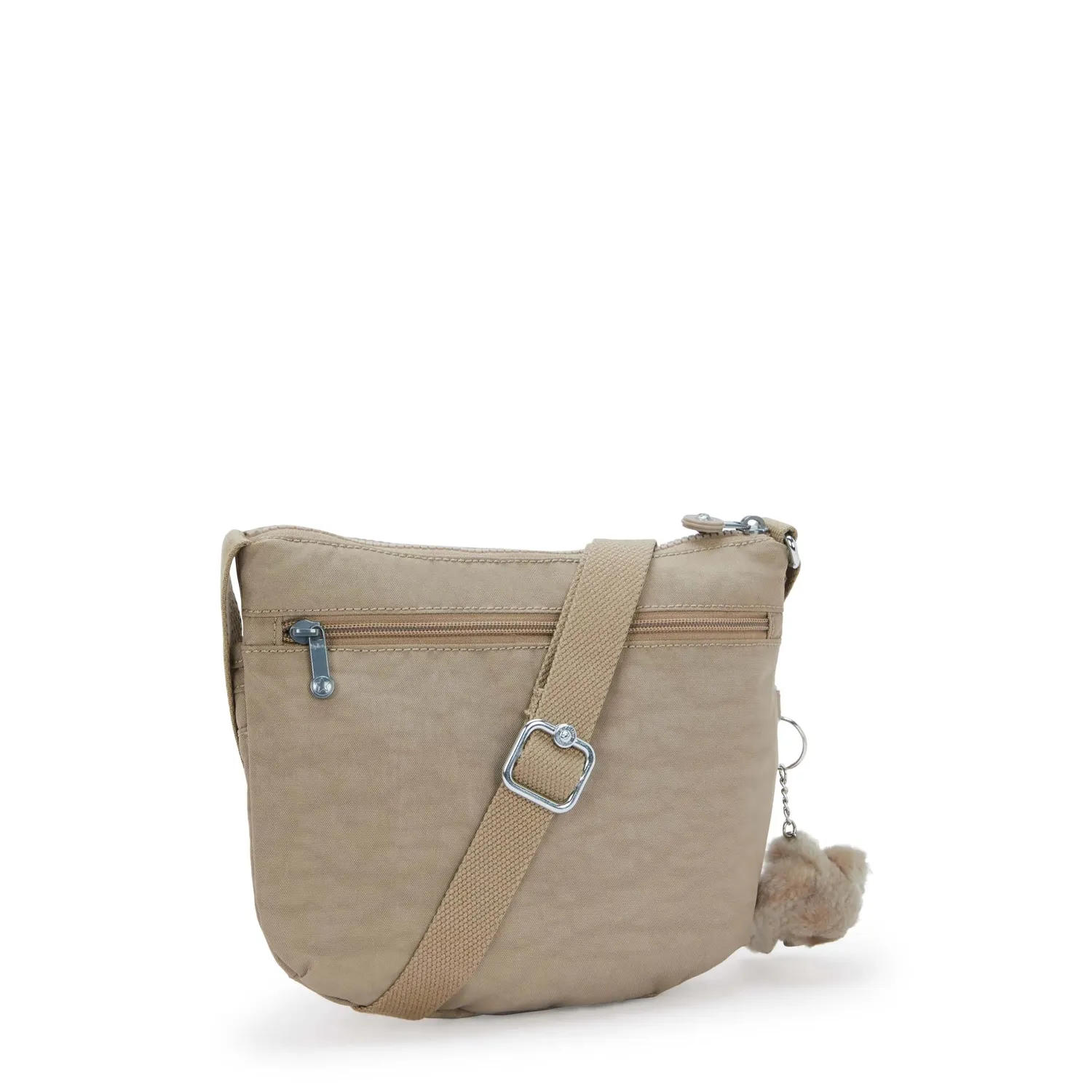Kipling Arto S schoudertas Soft Taupe klein – neutraal