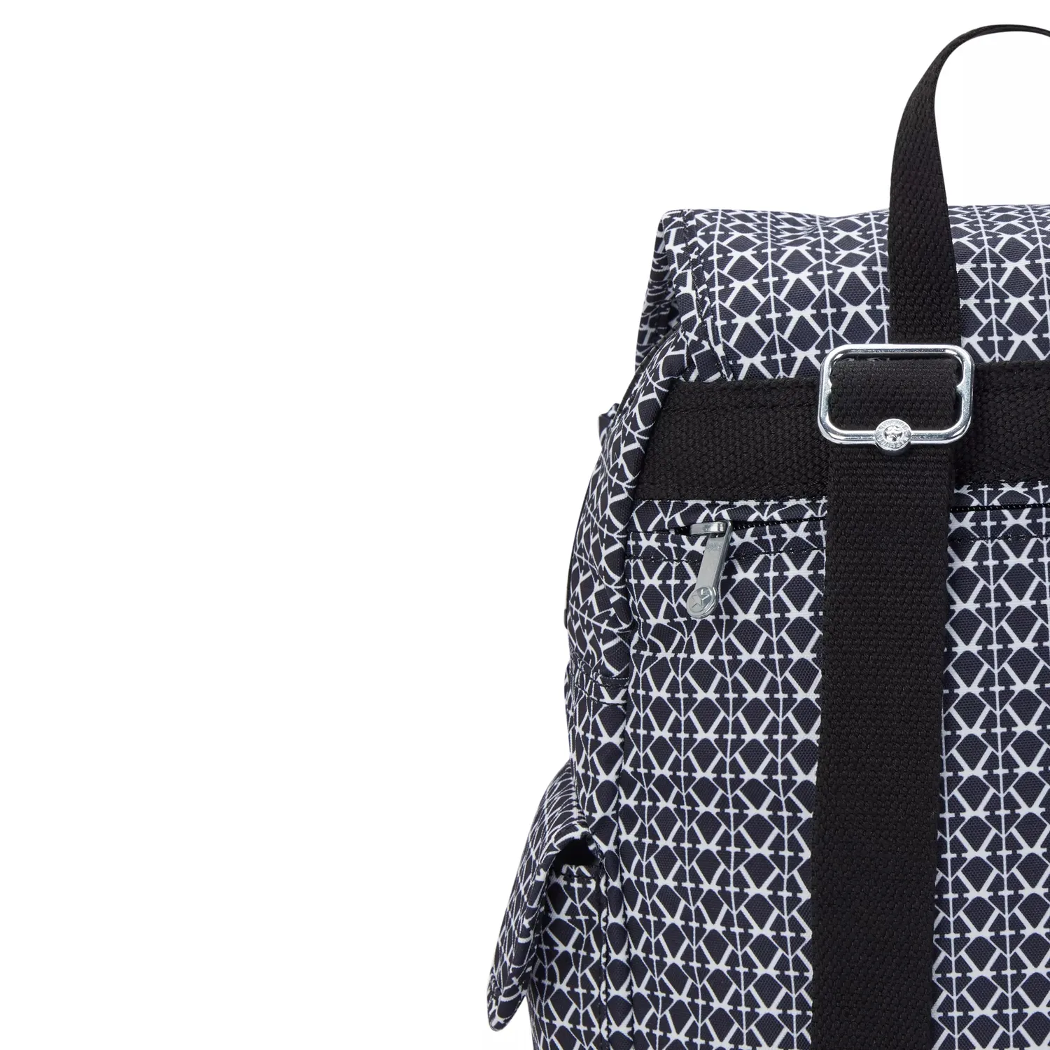 Kipling City Pack S rugzak Klein Signature Print licht