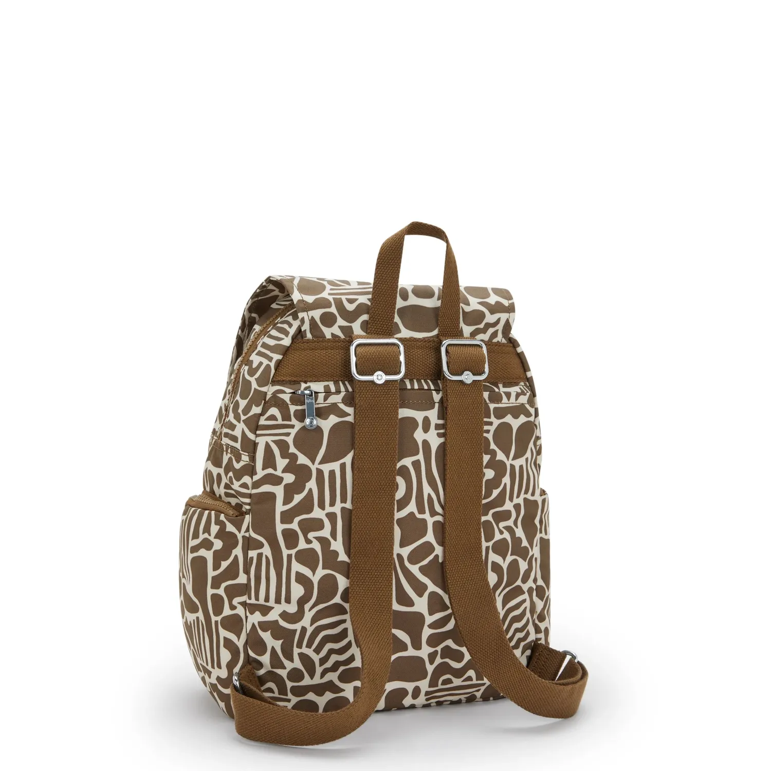 Kipling City Zip S rugzak klein Cocktail Khaki met vakken
