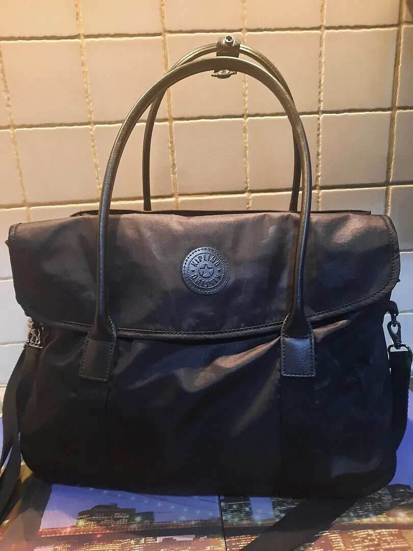 Kipling Superworker werktas Tan Beige groot 15 inch vak