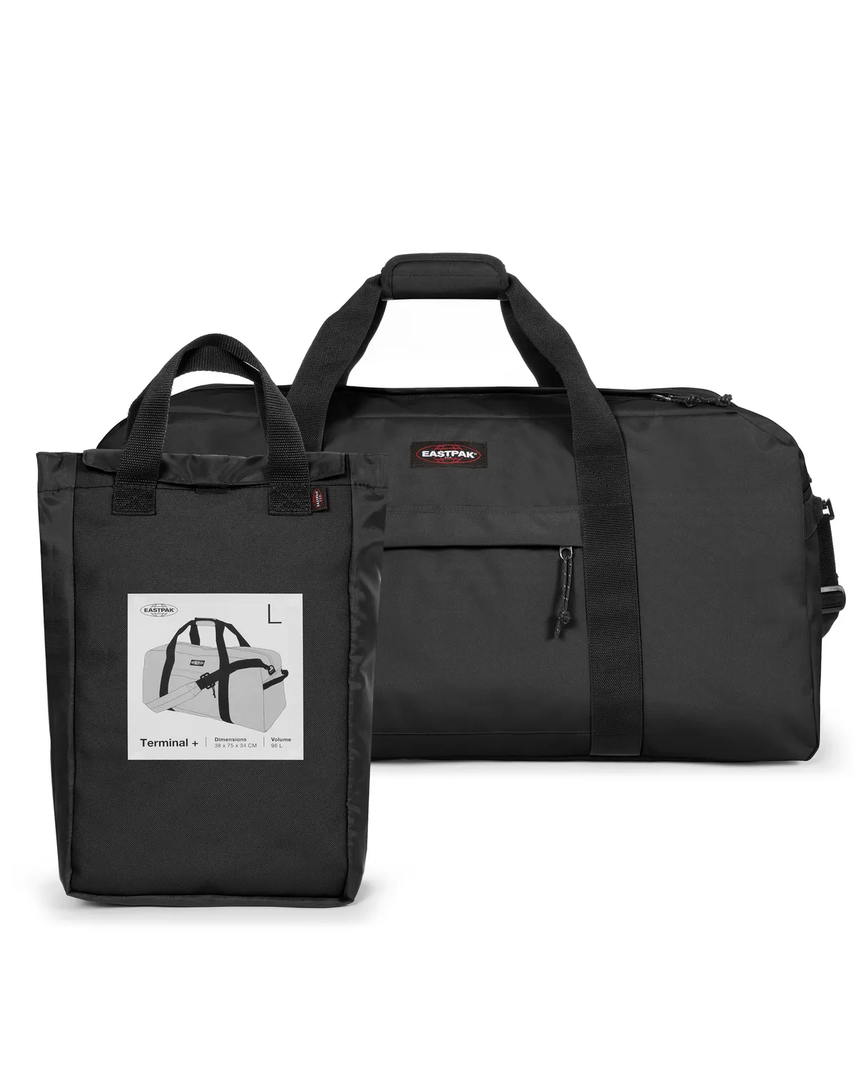Eastpak Terminal + reistas zwart large 75 cm
