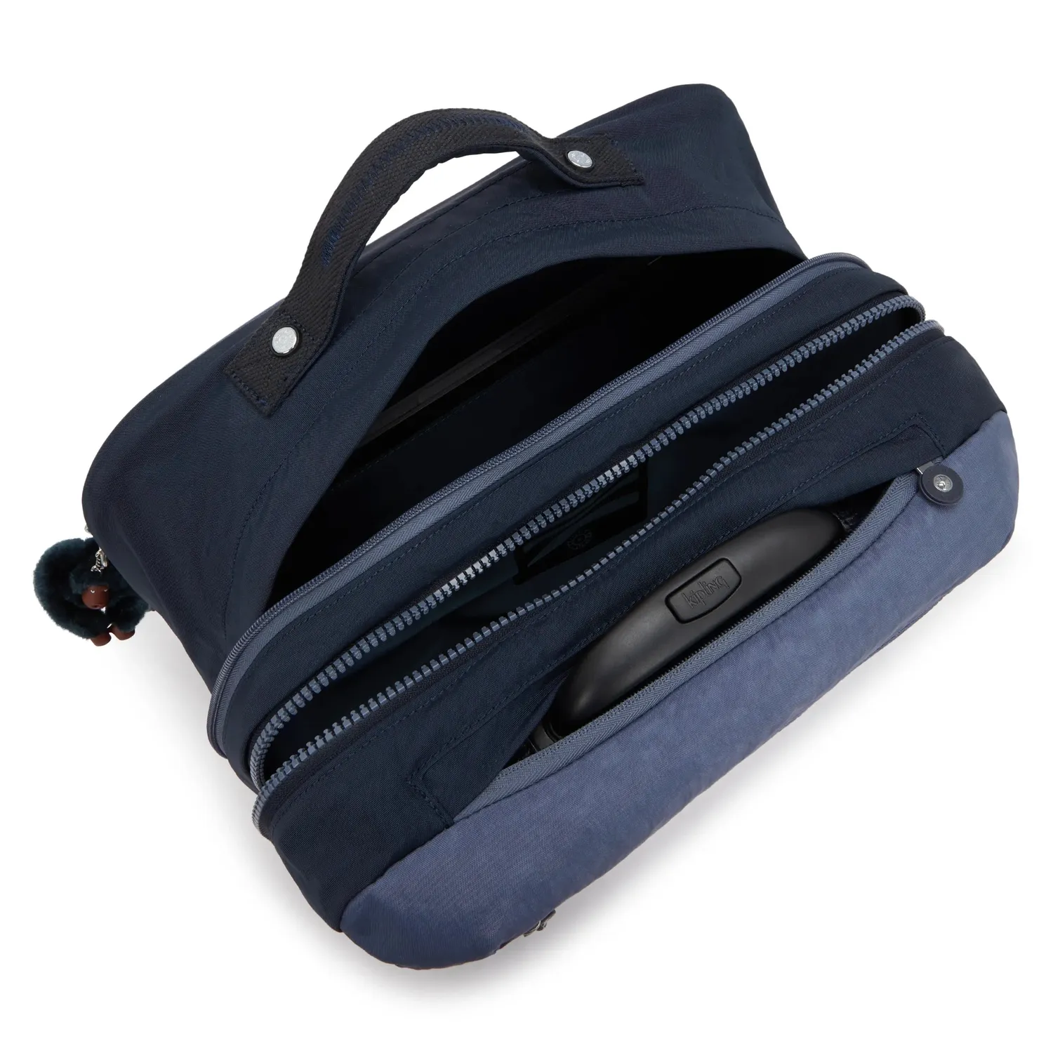 Kipling Giorno rugzak Game Grey groot met wieltjes