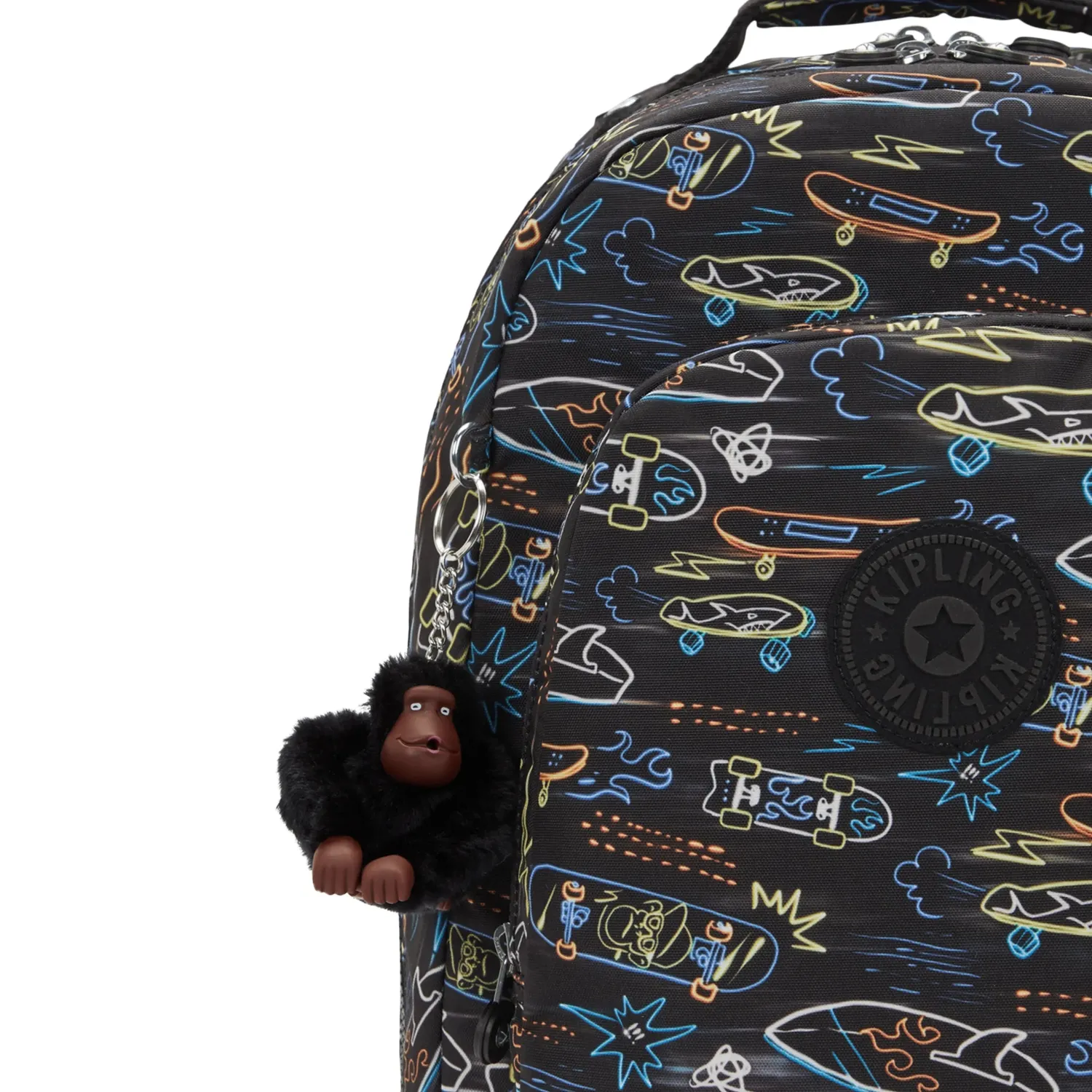 Kipling Class Room rugzak Groot Neon Skate met laptopvak