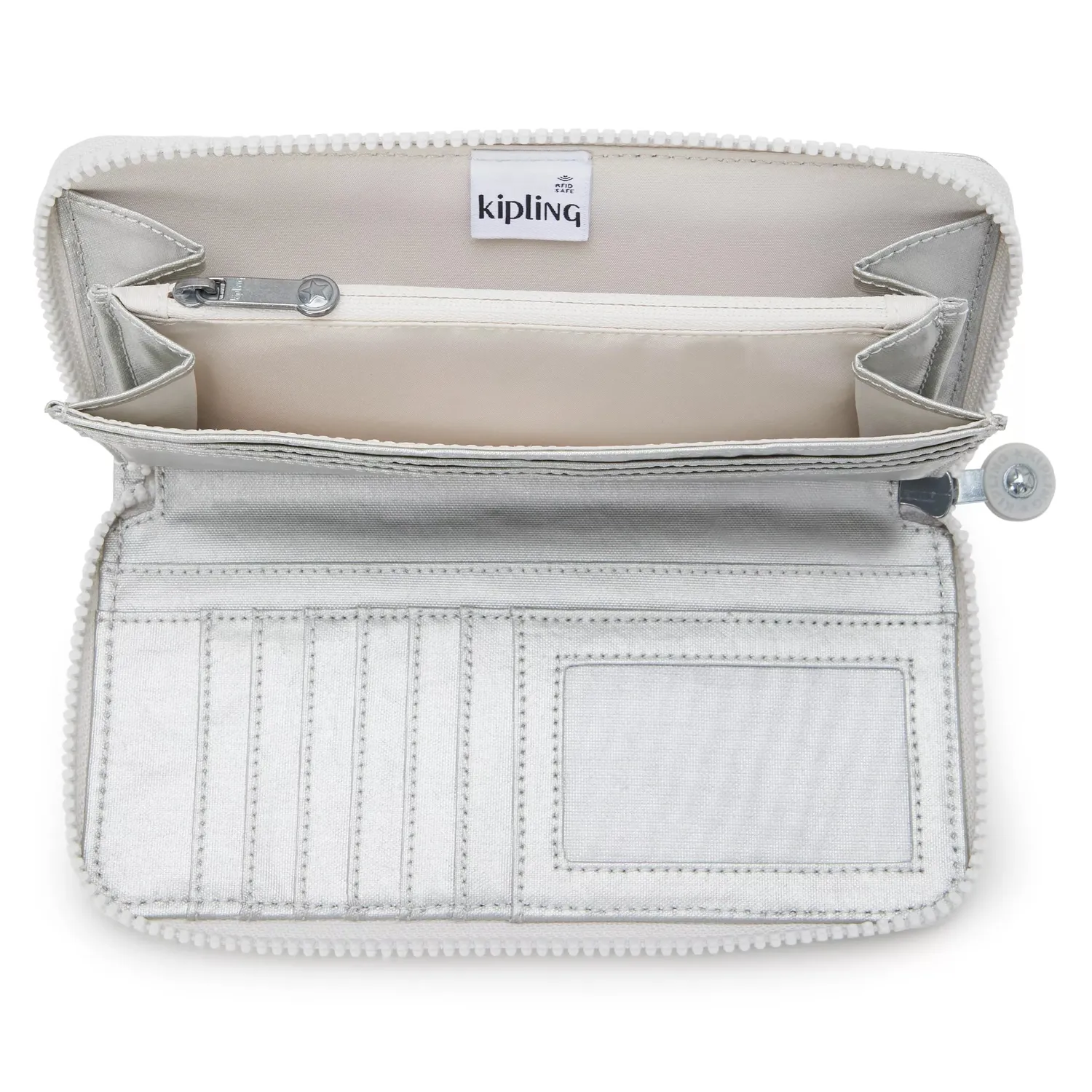 Kipling Money World portemonnee New Bright Metallic groot metallic