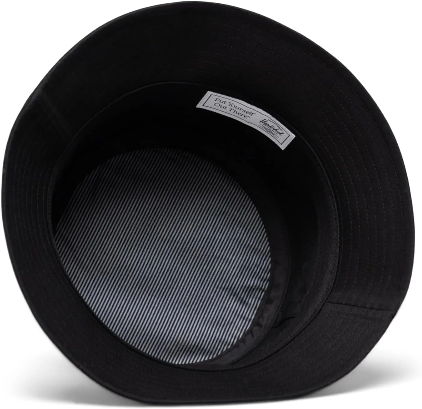 Herschel Norman Bucket Hat emmerhoed zwart katoen