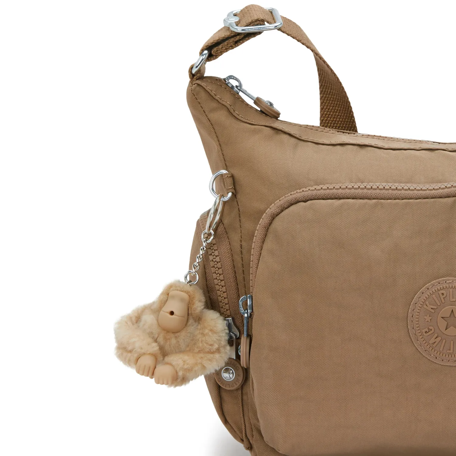 Kipling Gabb S crossbodytas Early Tan Medium verstelbaar