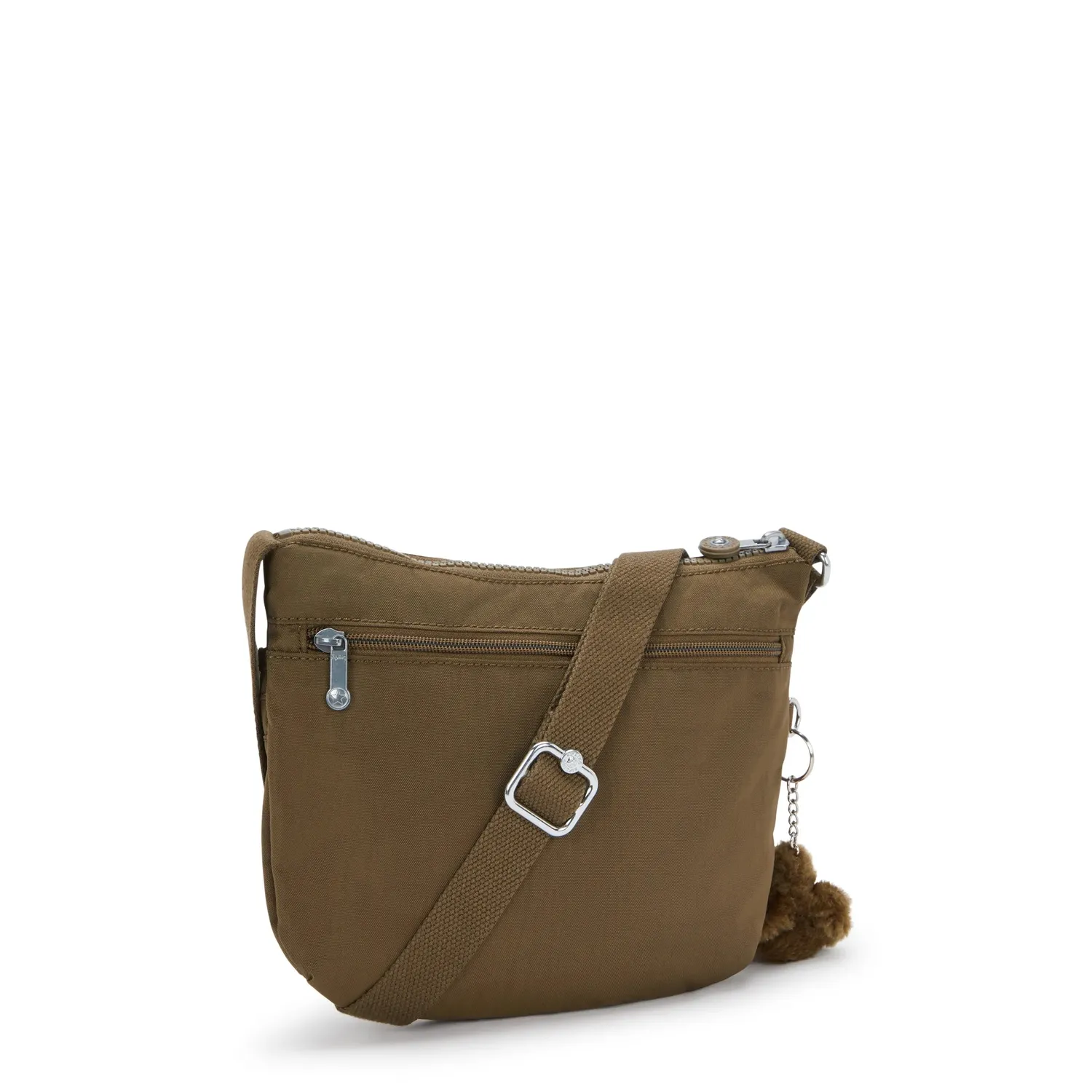 Kipling Arto S schoudertas Smooth Khaki klein licht