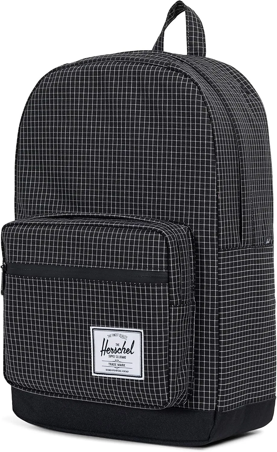 Herschel Pop Quiz rugzak Black Grid canvas