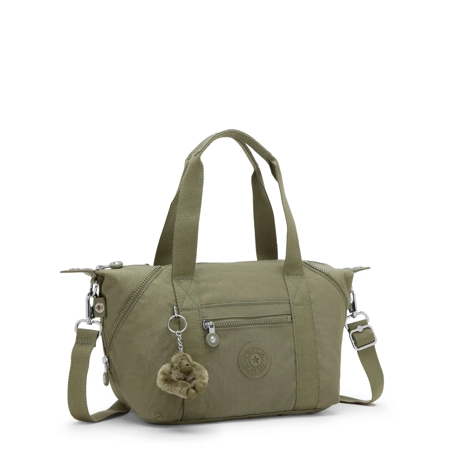 Kipling Art Mini schoudertas Almost Sage klein nylon