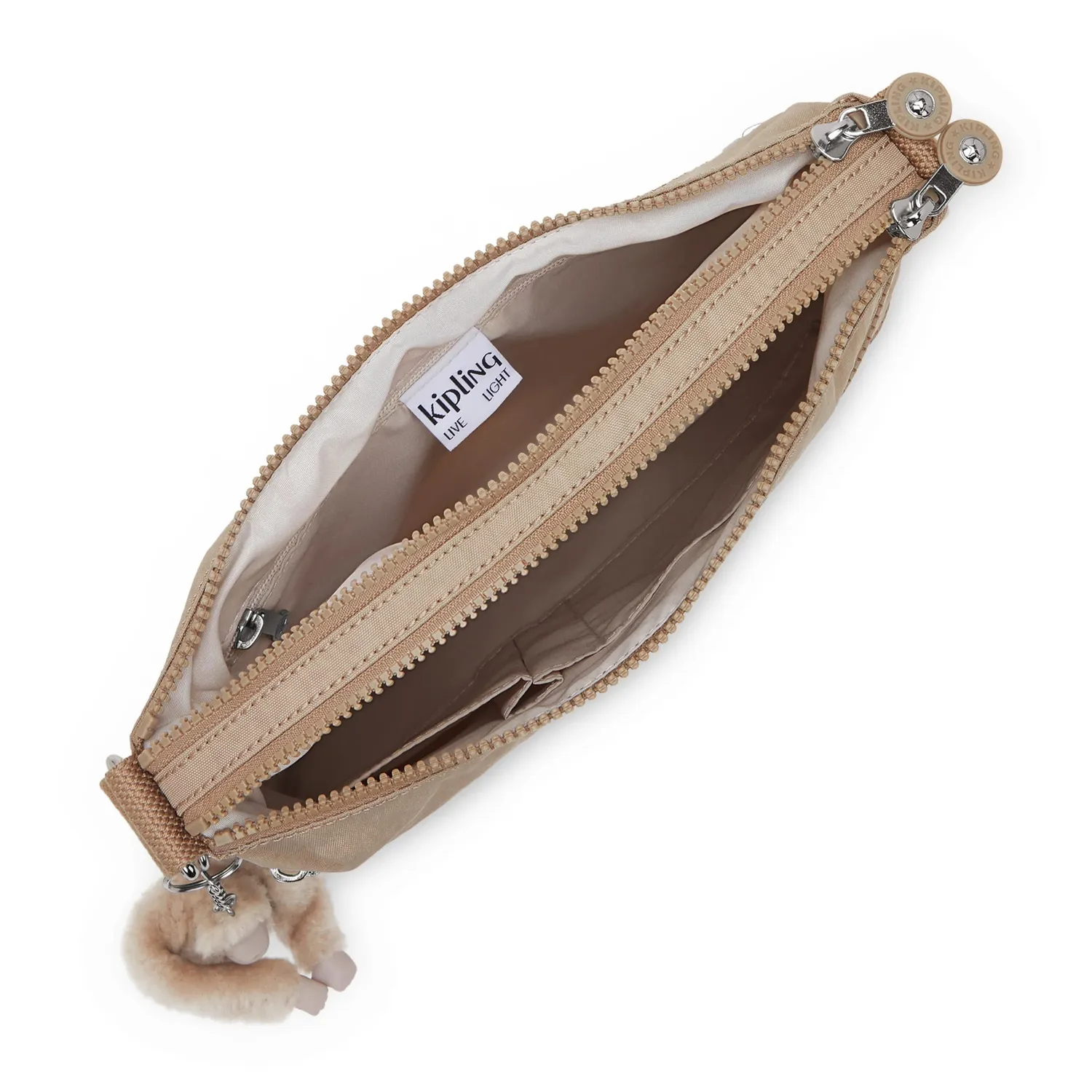 Kipling Alvar crossbody Medium Tan Beige ritstas