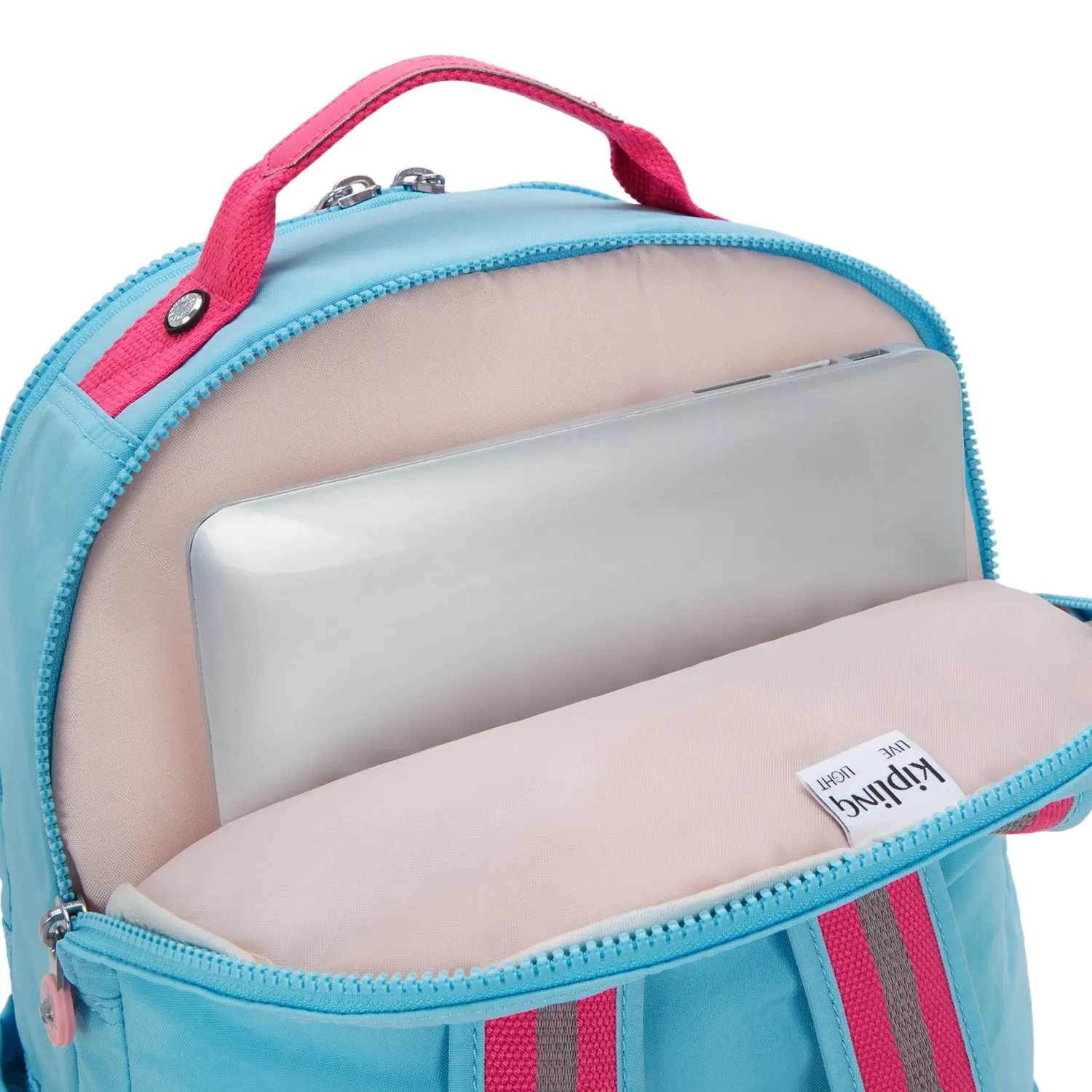Kipling Seoul Lap rugzak Smile Blue Block groot 15 inch
