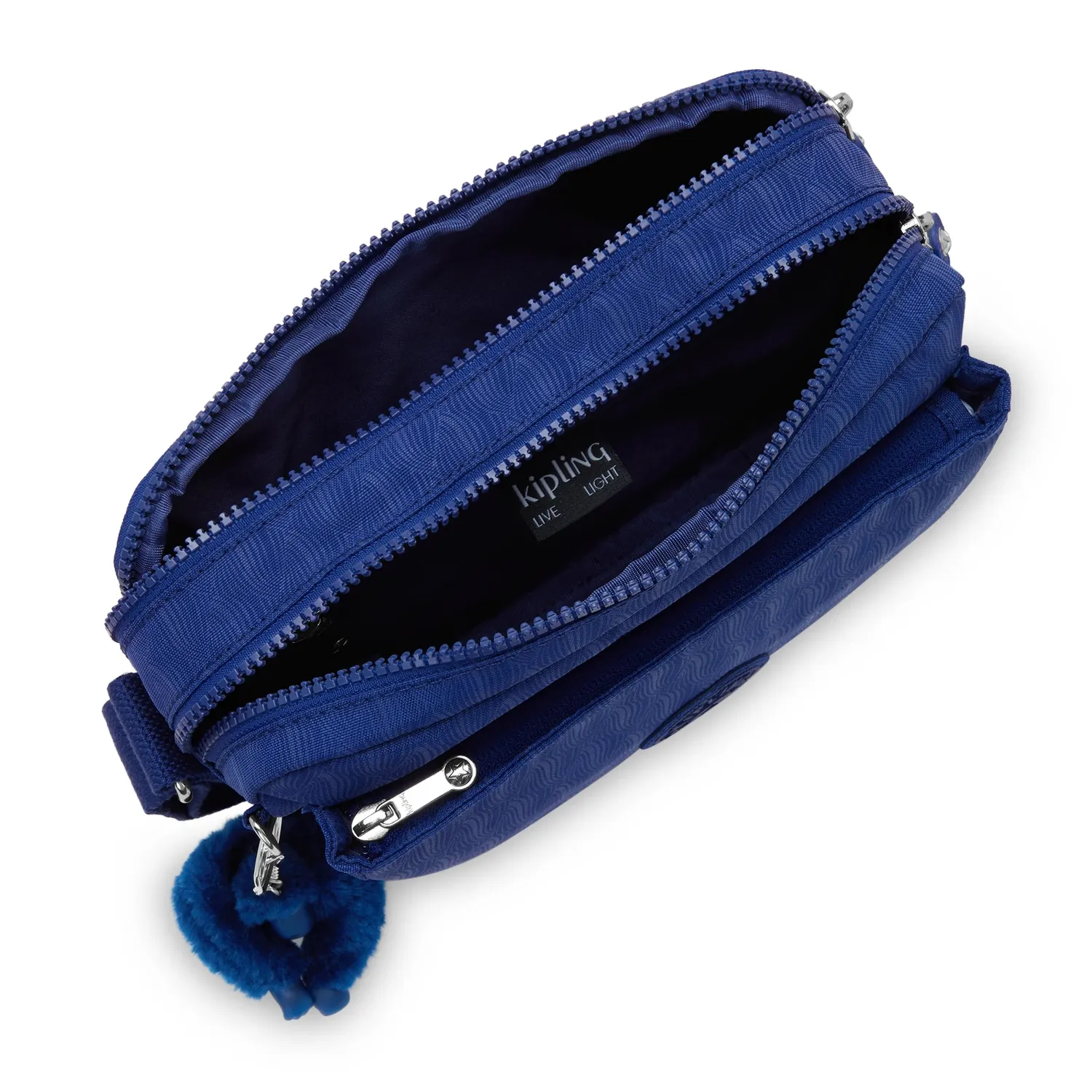 Kipling Abanu M tas Medium Diamond Wave Emboss crossbody