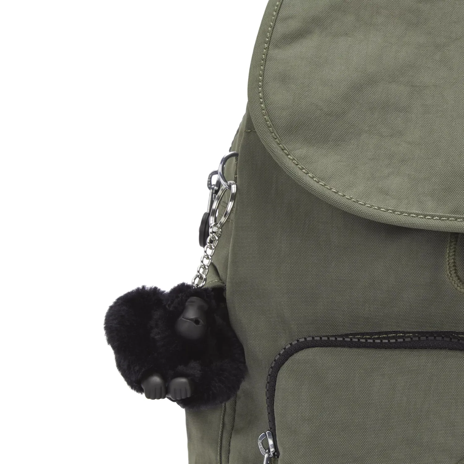 Kipling City Pack S rugzak Green Moss klein waterafstotend