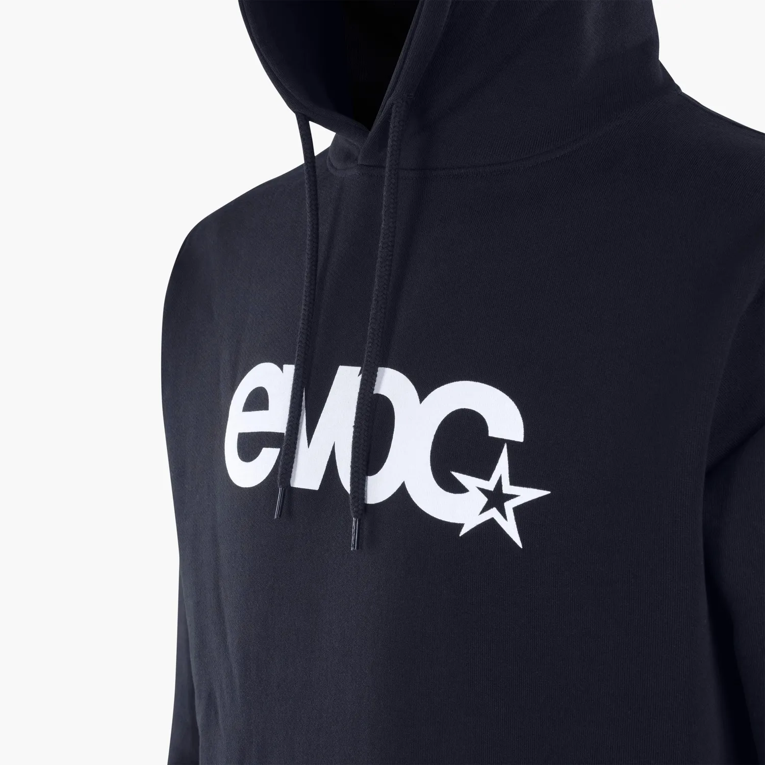 Evoc Hoody Logo hoodie zwart biologisch katoen