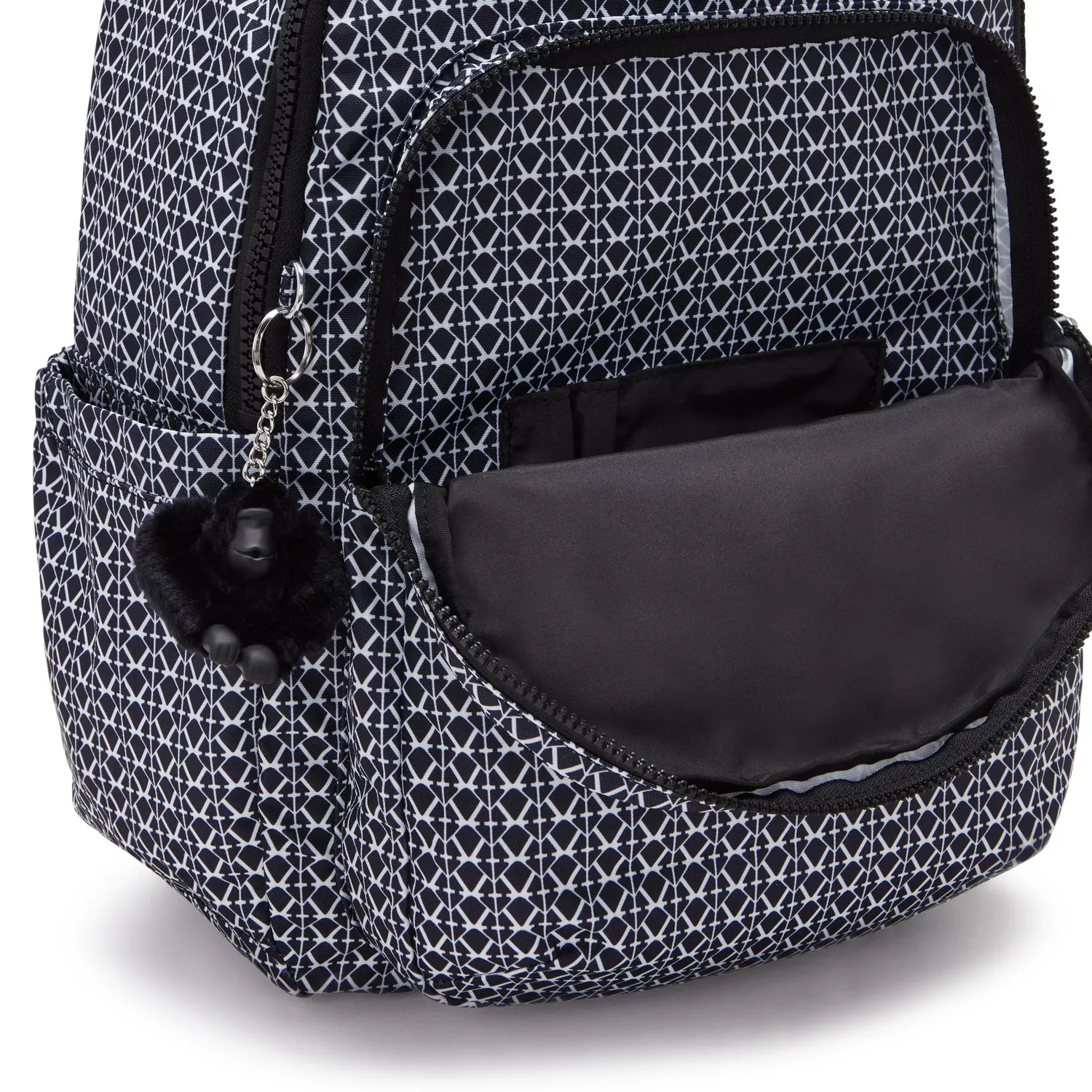 Kipling Seoul rugzak Groot Signature Print 15 inch laptopvak