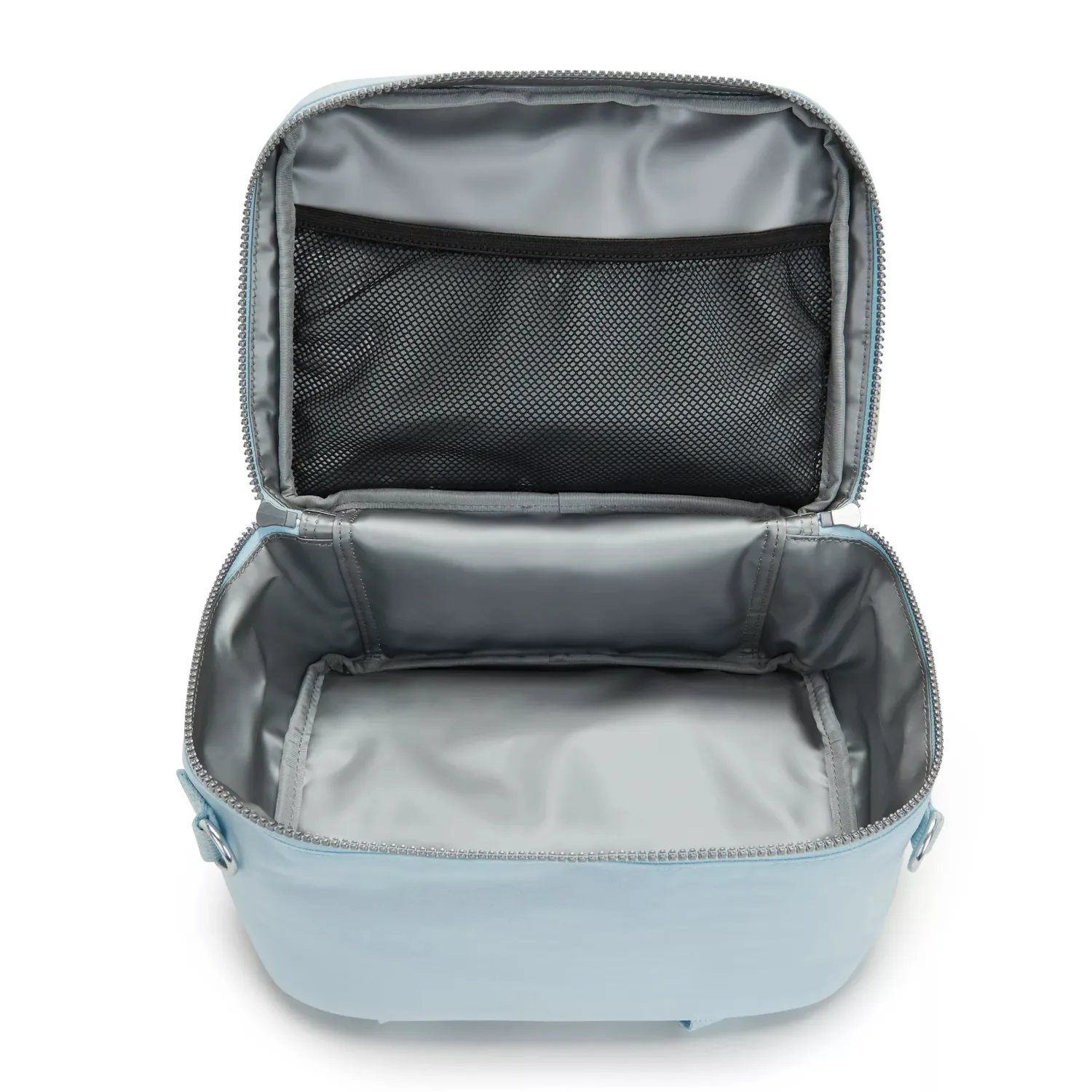 Kipling Miyo lunchtas Groot Bridal Blue geïsoleerd