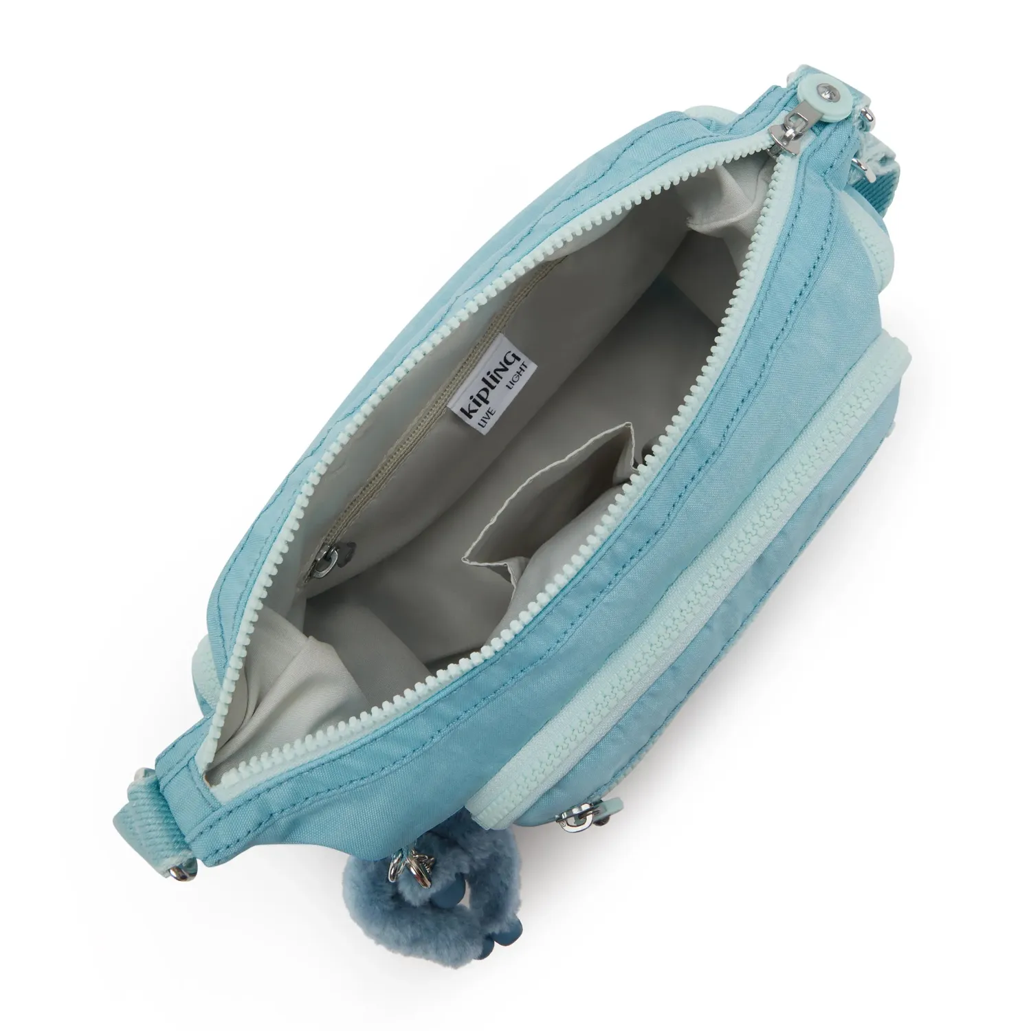 Kipling Gabbie S schoudertas Blue Cool klein nylon