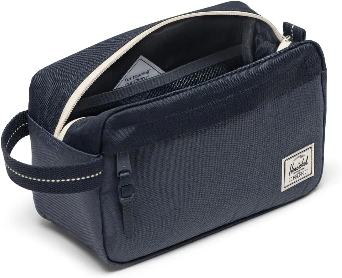 Herschel Chapter toilettas blauw met ritsvak