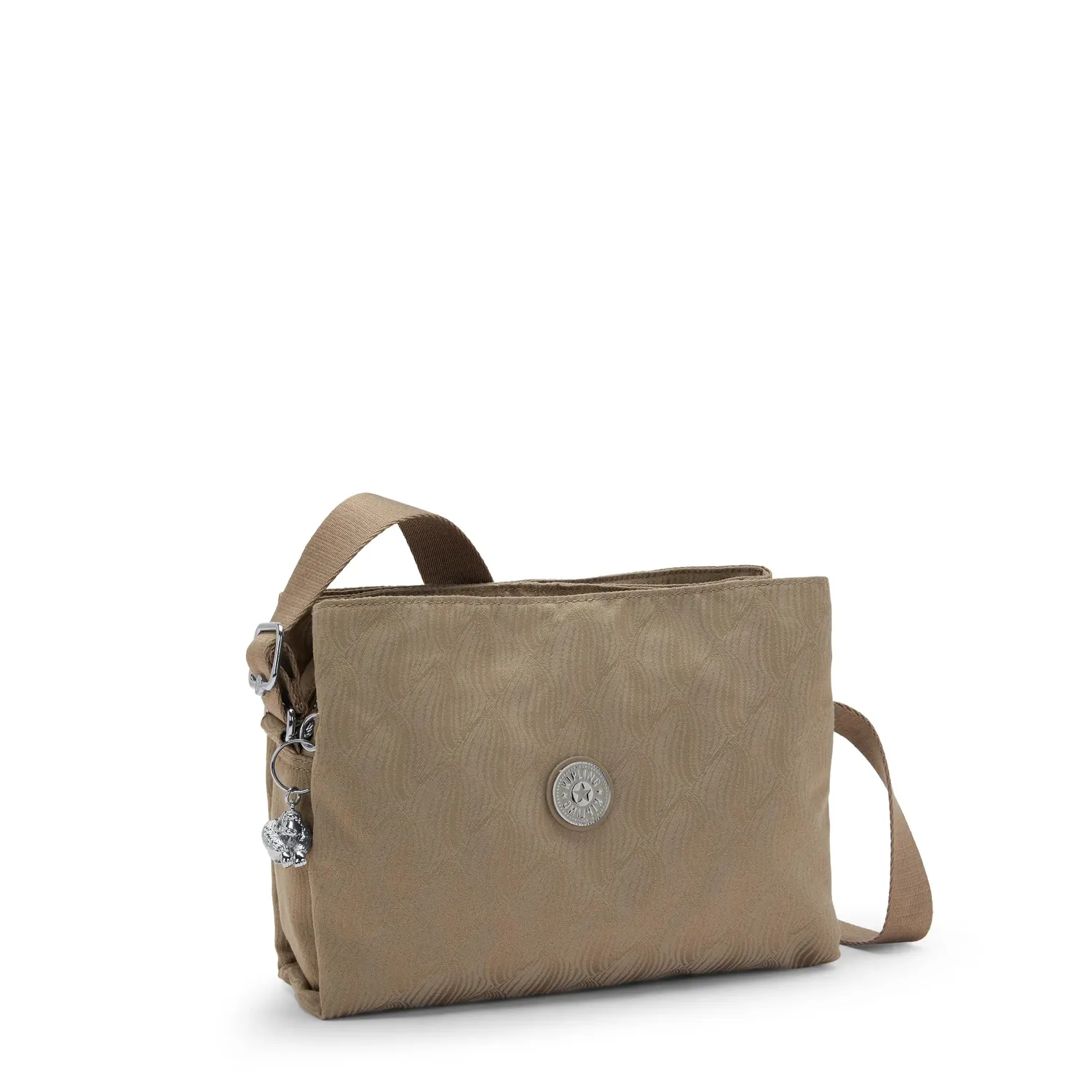 Kipling Fabya crossbodytas Diamond Wave Jacquard Medium licht