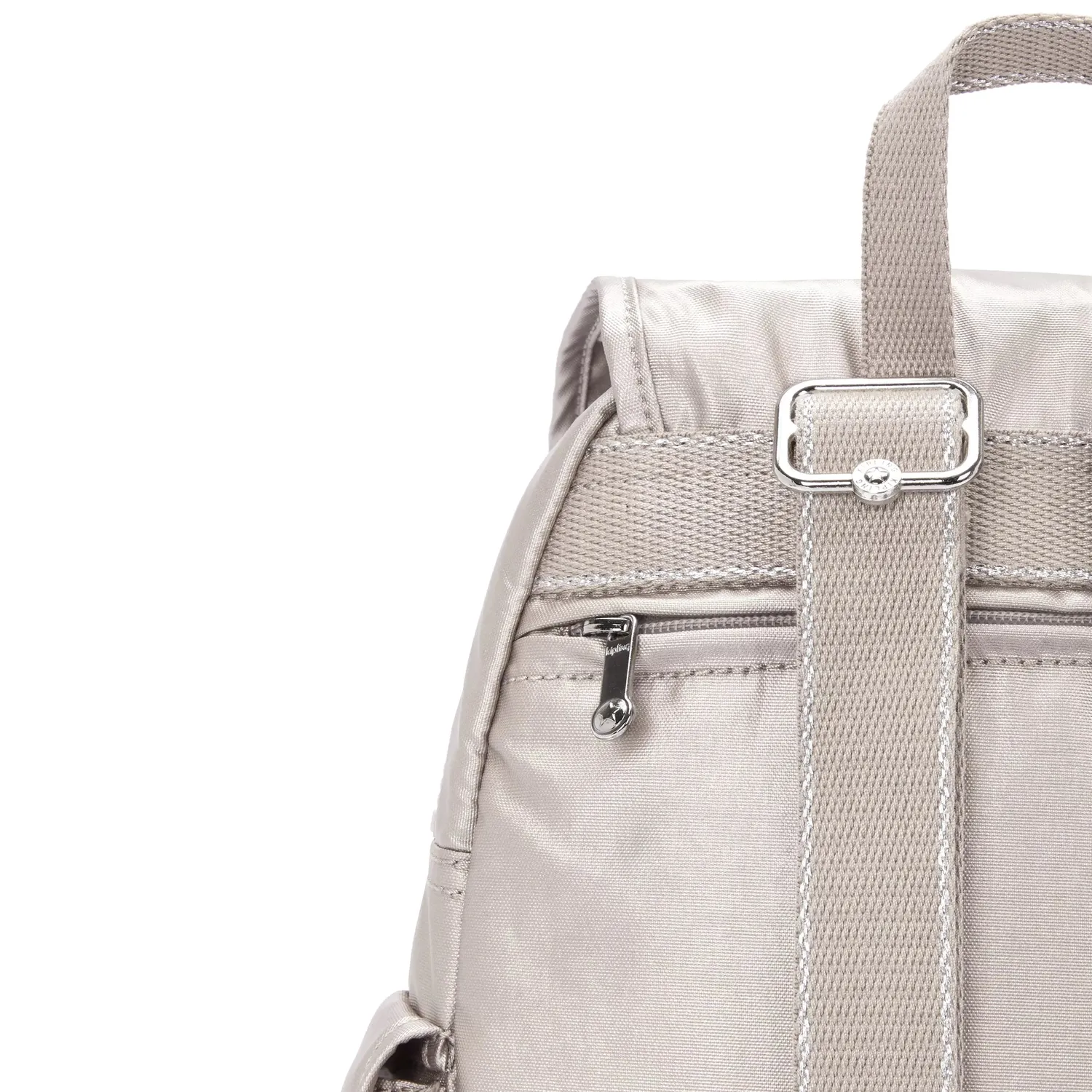 Kipling City Pack S rugzak Metallic Glow Klein metallic