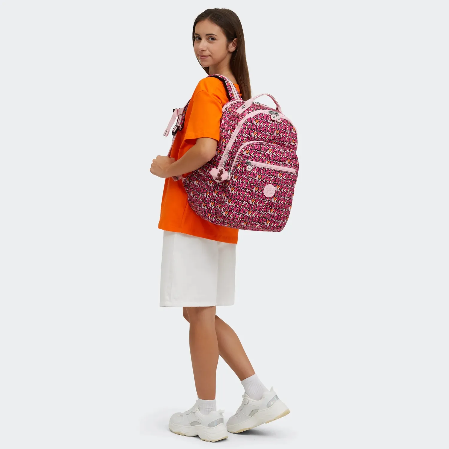 Kipling Seoul College Extra rugzak U R Great Print 15 inch