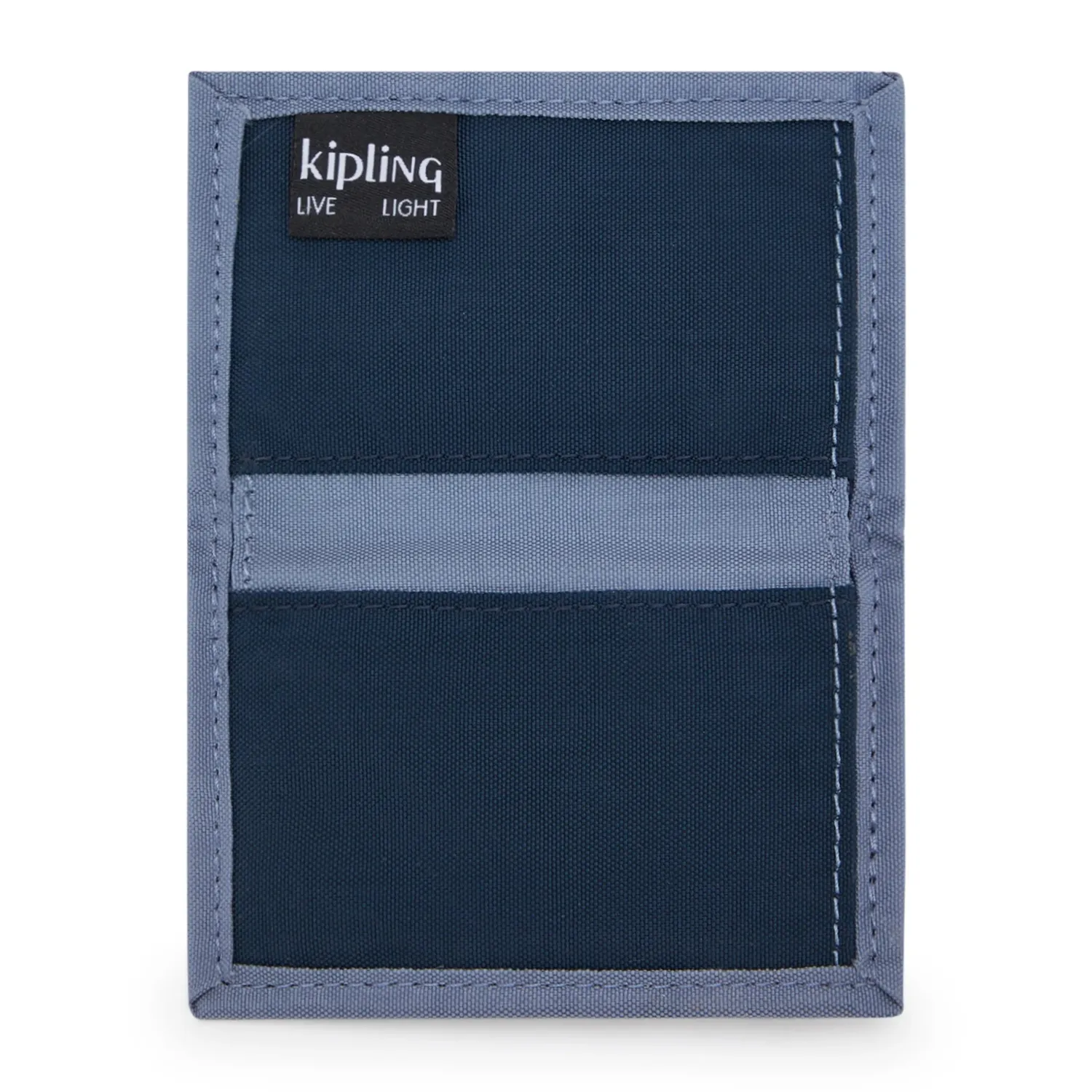 Kipling Itta kaarthouder Blue Stone Block Klein compact