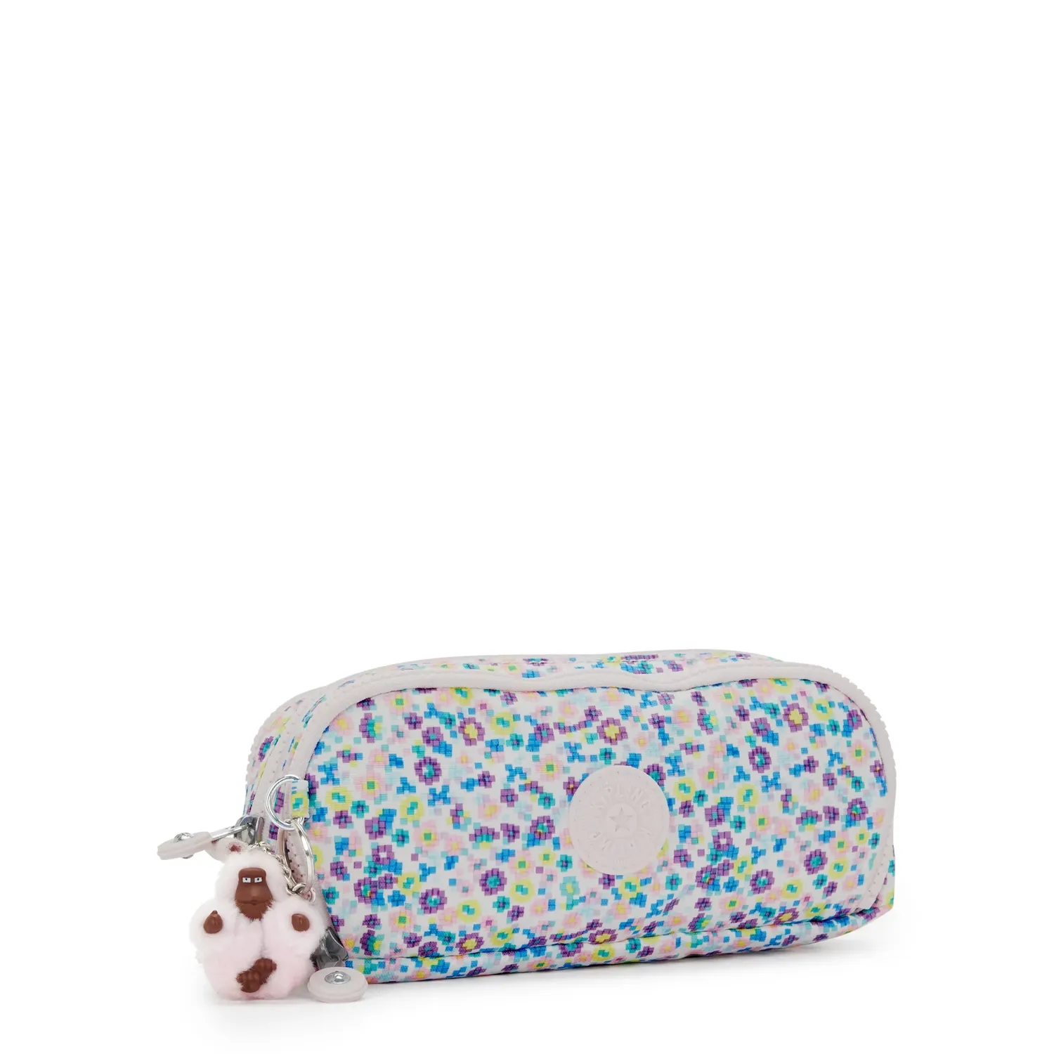 Kipling Gitroy pennenzak groot Digi Flower Print 3-vaks