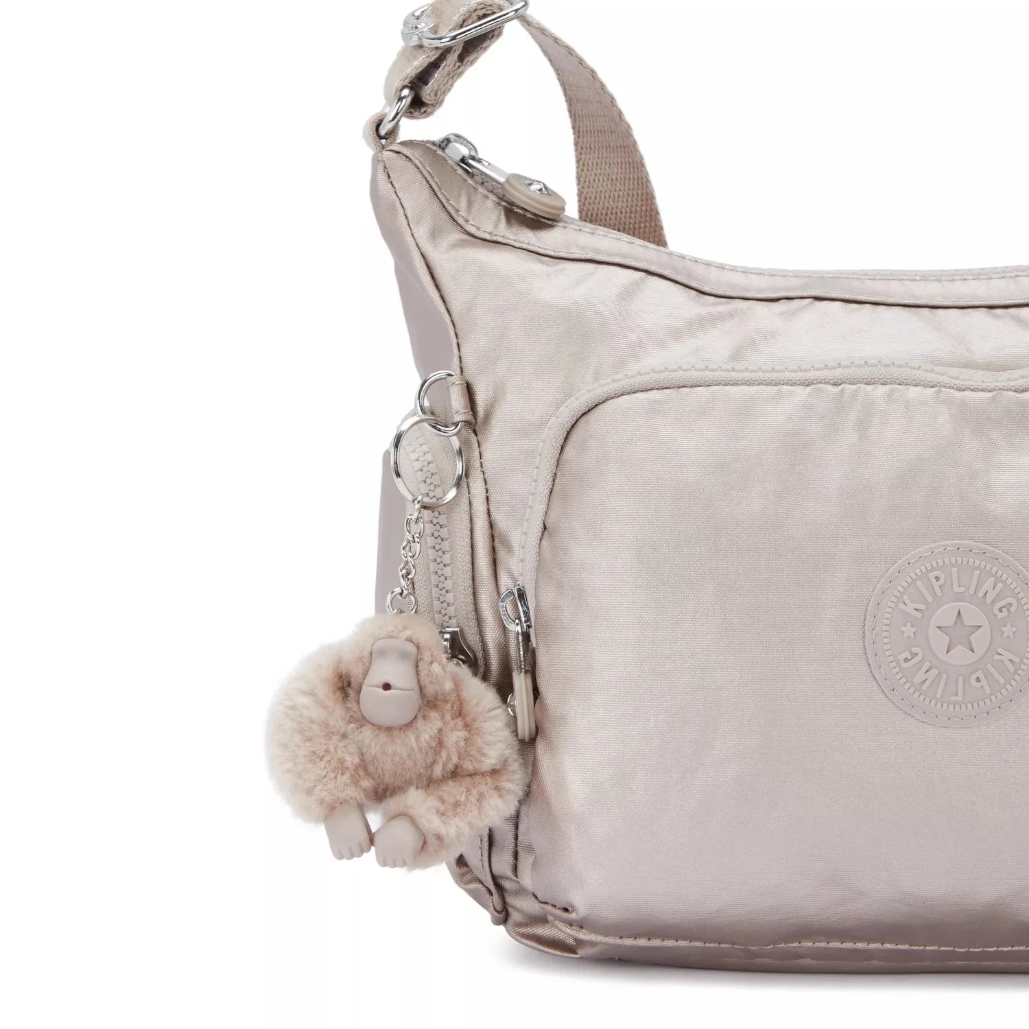 Kipling Gabb S crossbodytas Medium Metallic Glow glanzend
