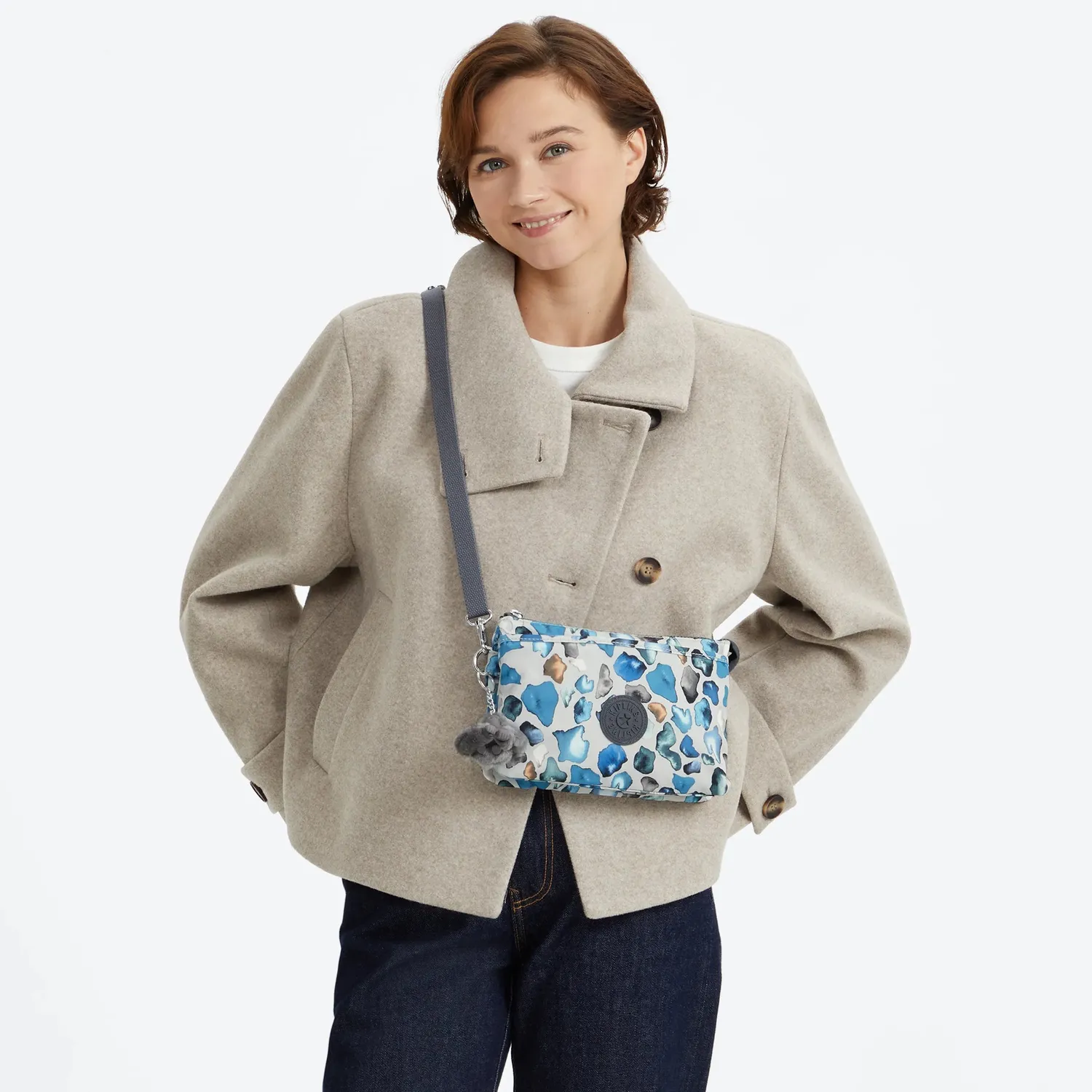 Kipling Riri crossbodytas Klein Mineral Stone waterafstotend